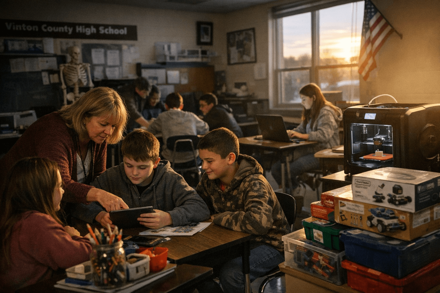 Vinton County High School Raises $10,326 on DonorsChoose, Funding Five Projects