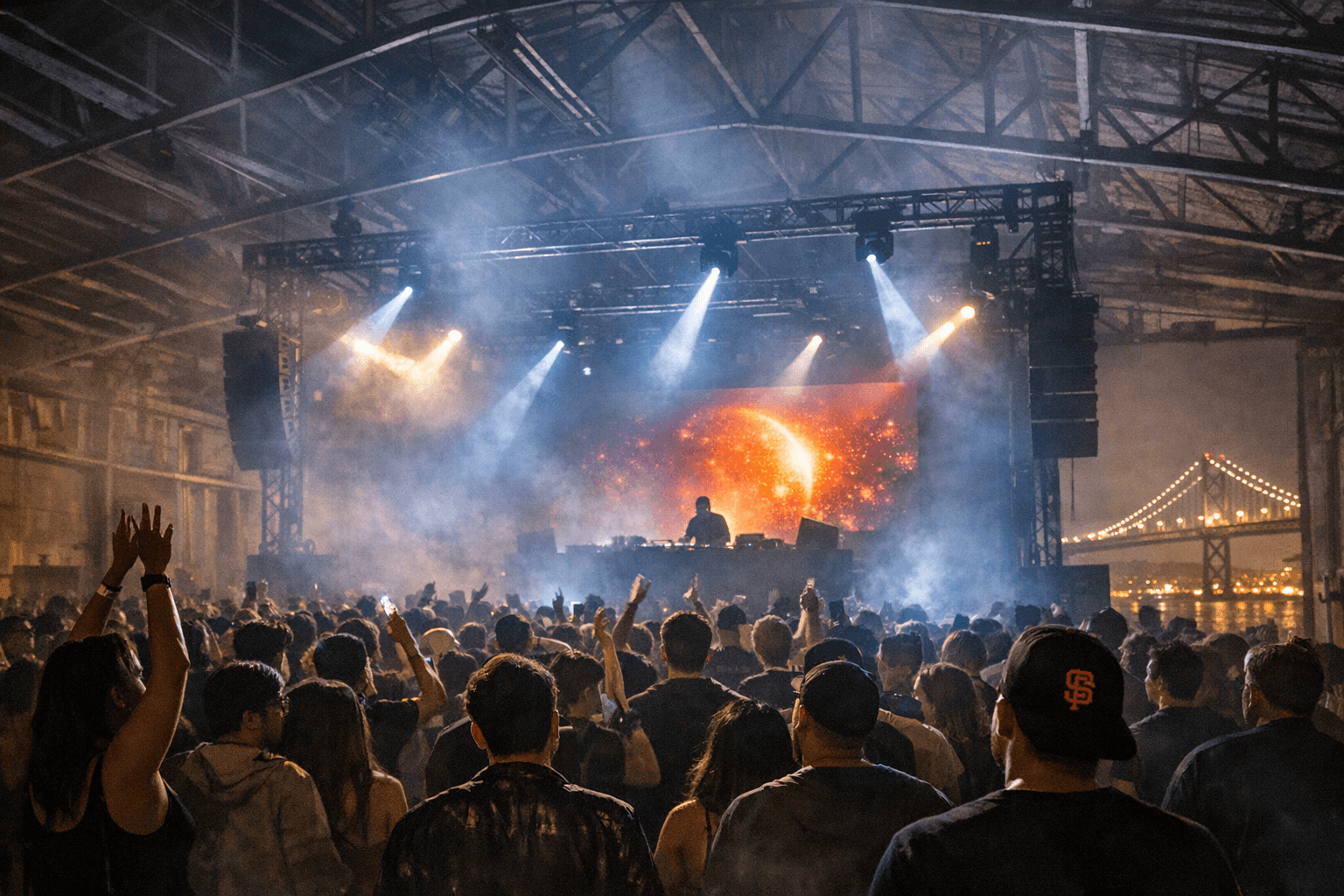 Goldenvoice and Giants launch Club Darc electronic series at Pier 48