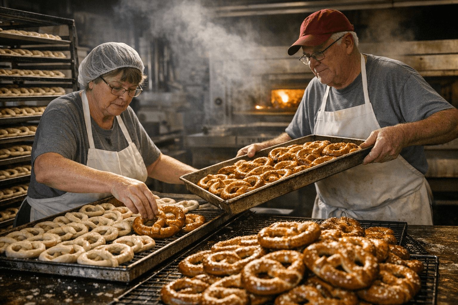 Tell City Couple Bakes Thousands Weekly, Preserving Swiss Pretzel Heritage