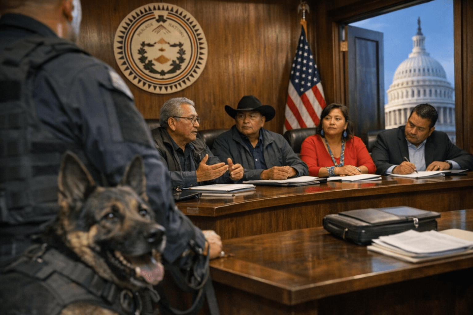 Navajo BFC Advances Legislation Restoring K-9, OPVP and Washington Office Funds