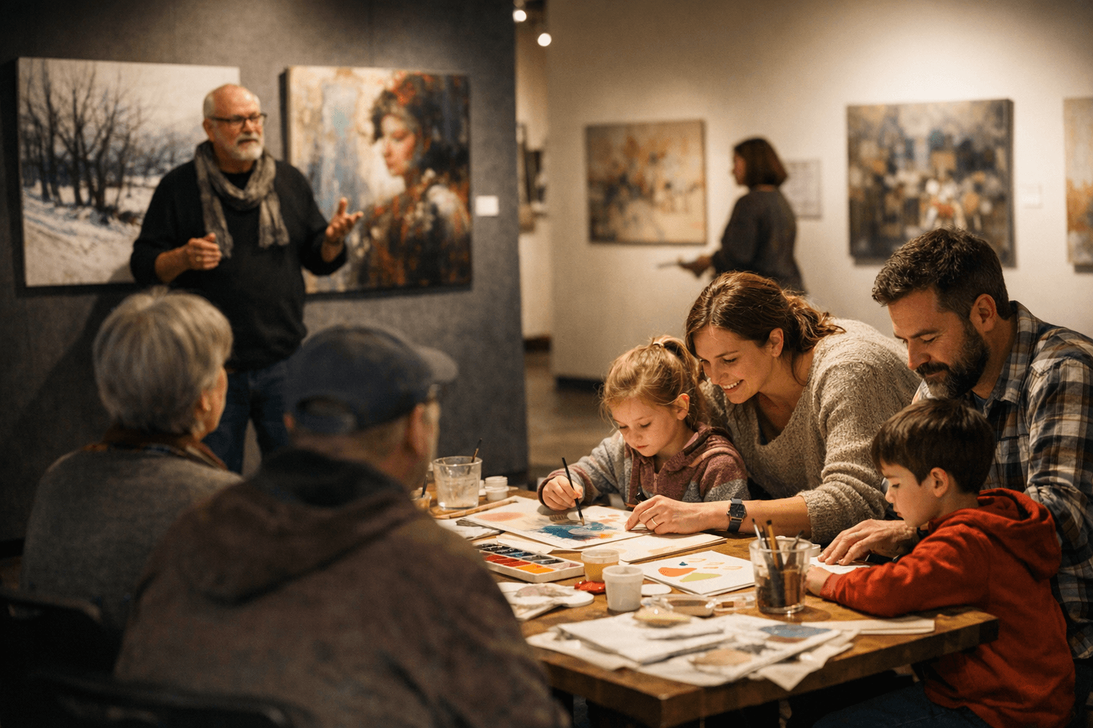 Lake Region Arts Council Hosts Winter Exhibitions, Talks and Family Workshops