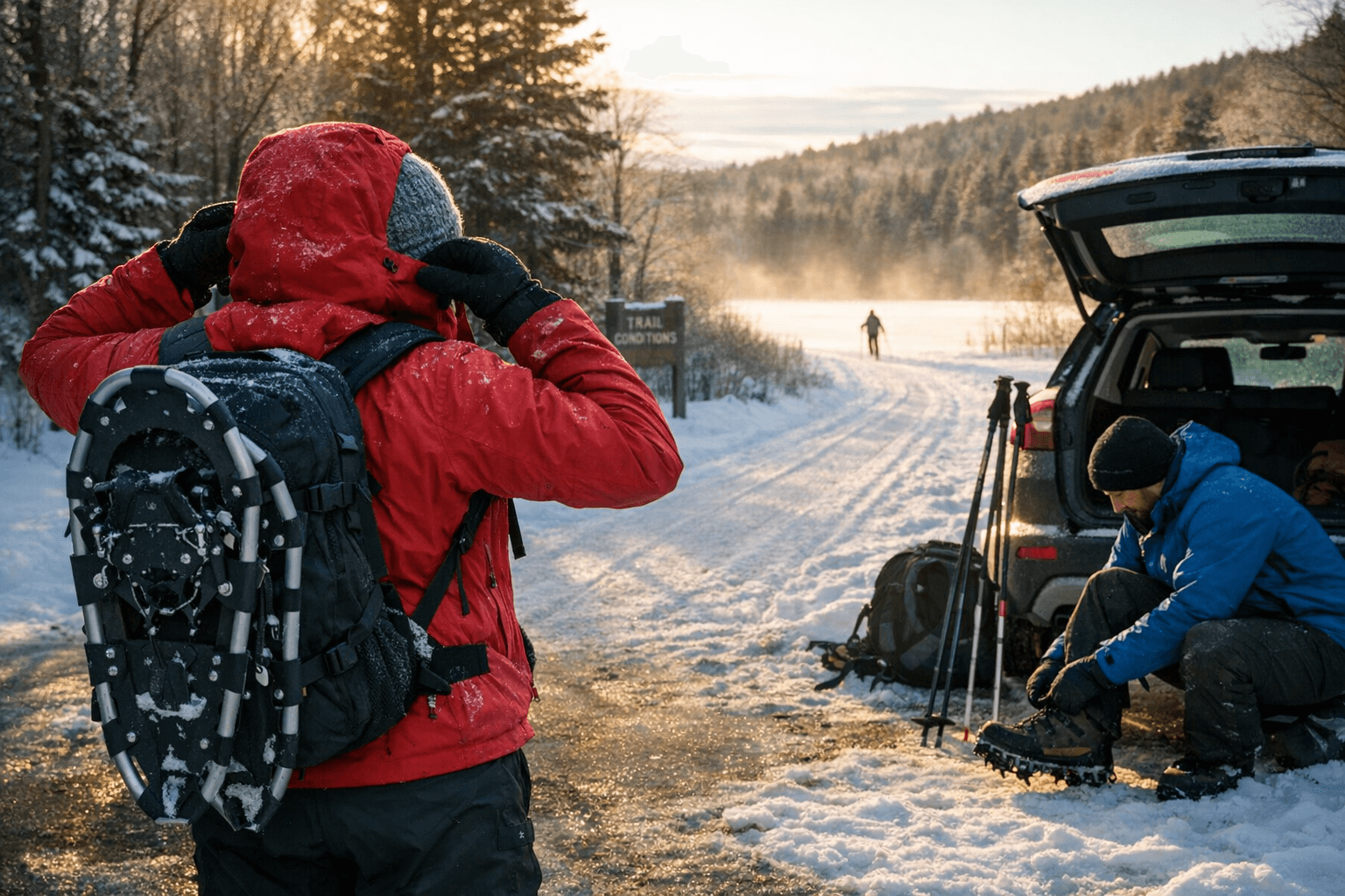 Glendalough State Park Urges Winter Visitors To Dress in Layers, Check Grooming