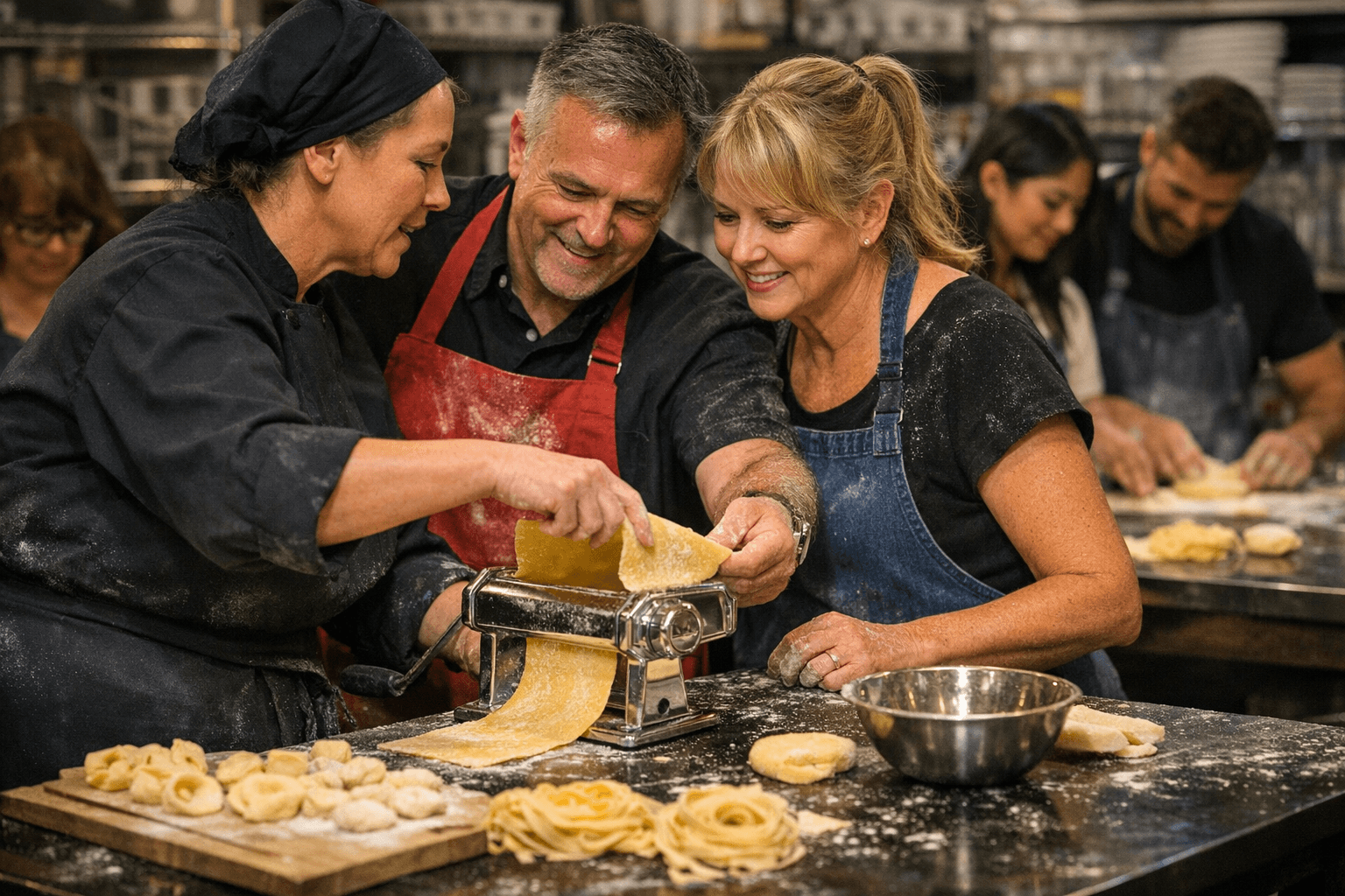 Sold-Out Hands-On Pasta Class Teaches Three Doughs at Kitchen Fantasy Temecula