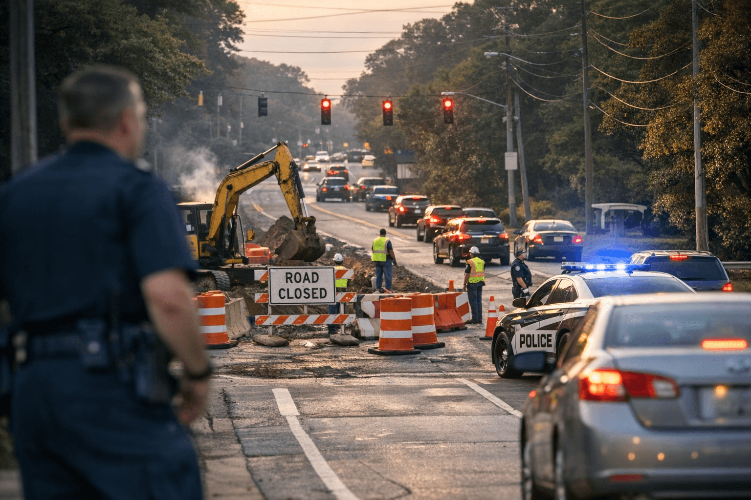 Greensboro Police Issue Traffic Advisory for South Holden Road Detours