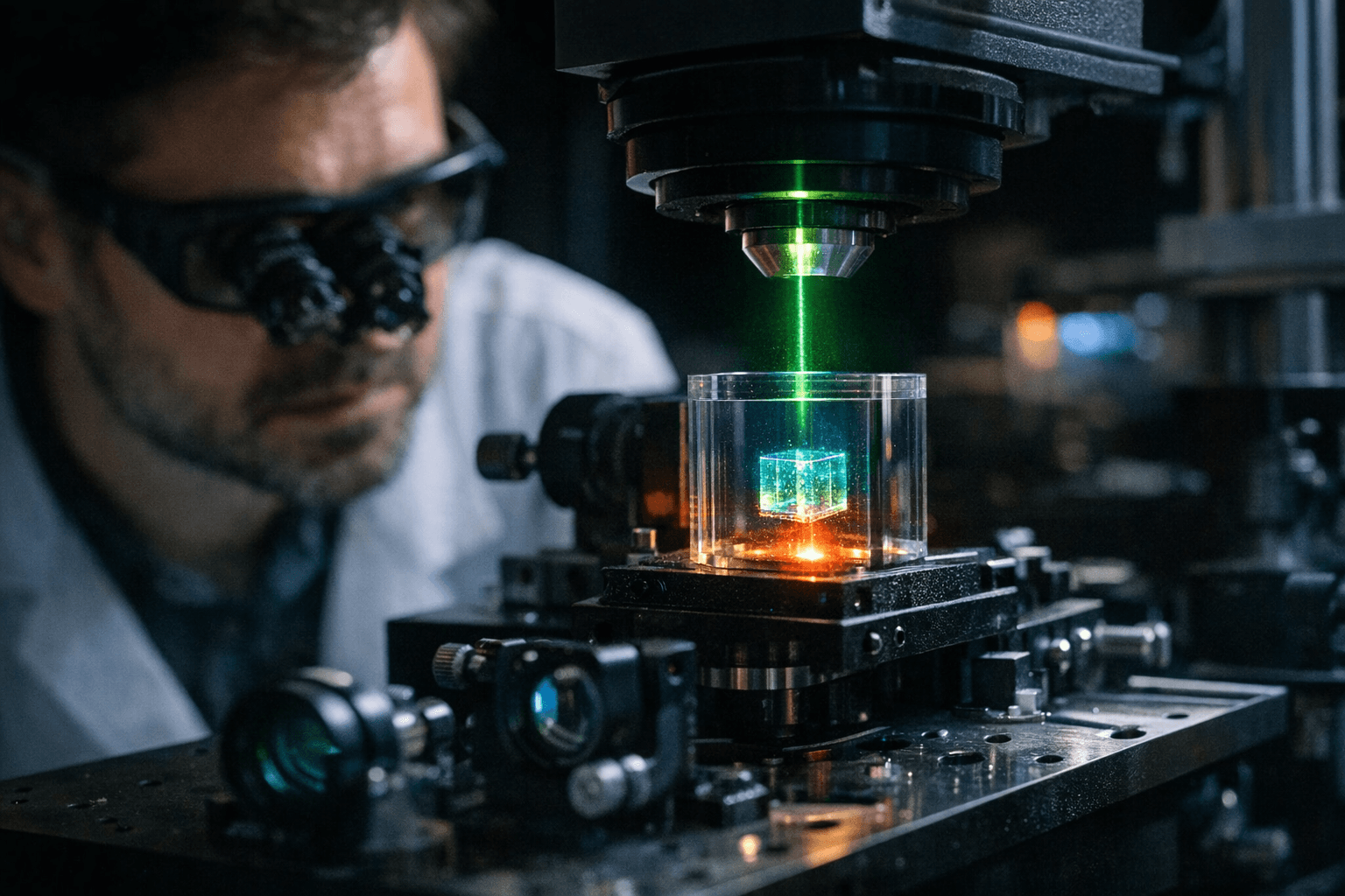 Single-View Holographic Volumetric Printing Enables Fast 10-Micron Features via Photochemistry-Aware Optimization