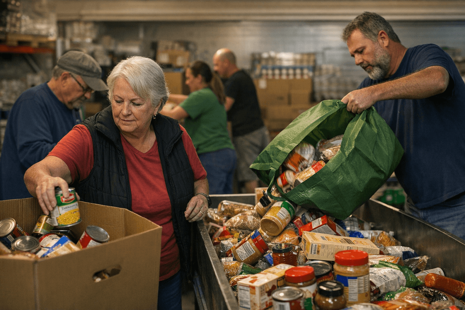 Volunteer Shift at JFS to Sort 1,500-3,000 Pounds from A Simple Gesture