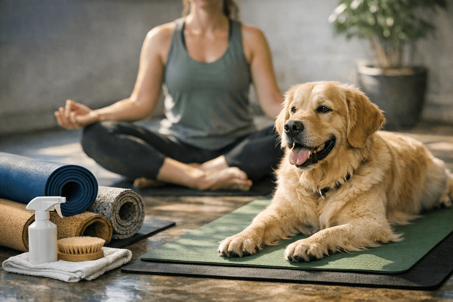 Choosing Dog Yoga Mats: Certifications, Pet-Safe Materials, Cleanability Tips