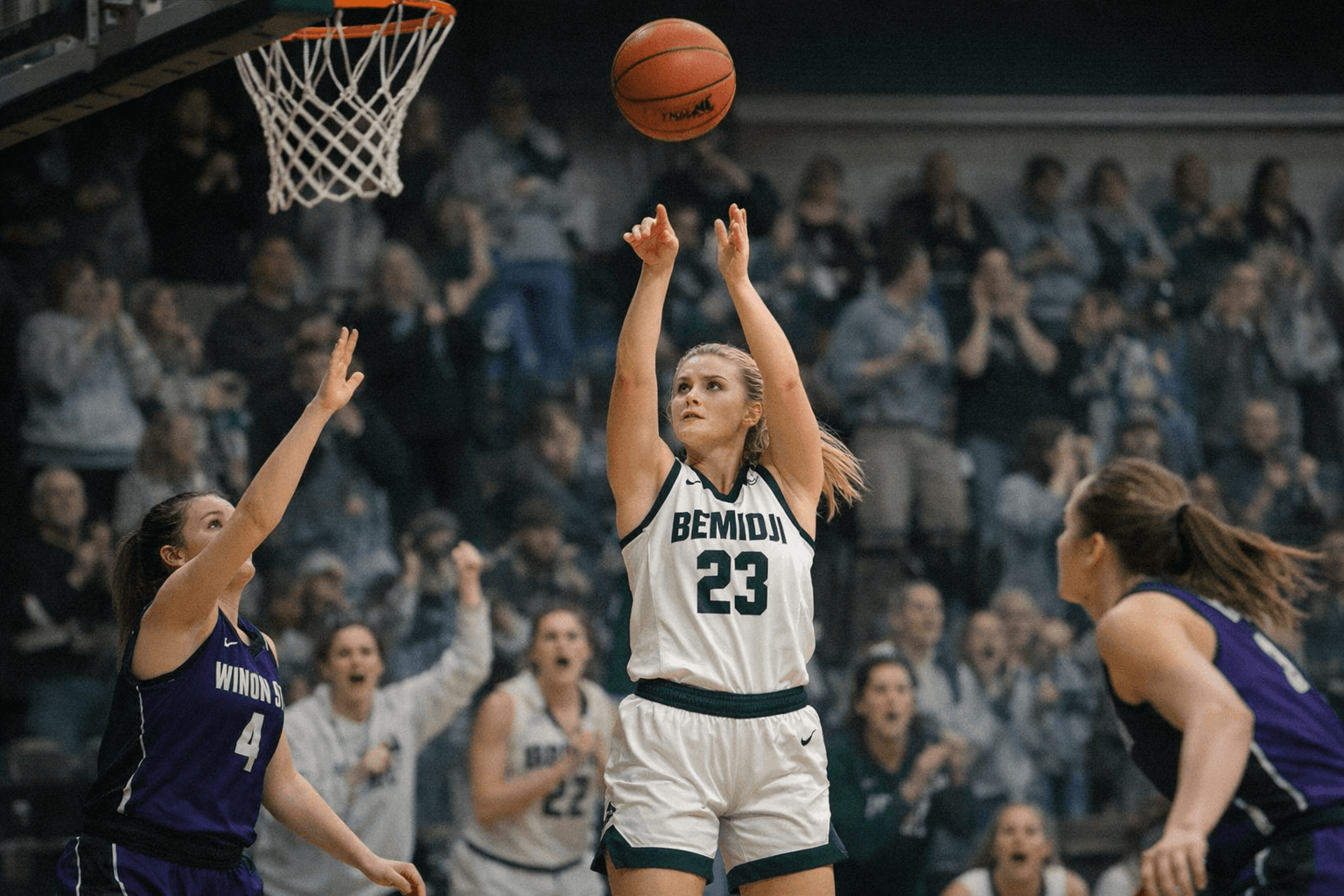Evyn Eppinga's 23, five 3-pointers lead Bemidji State over Winona State