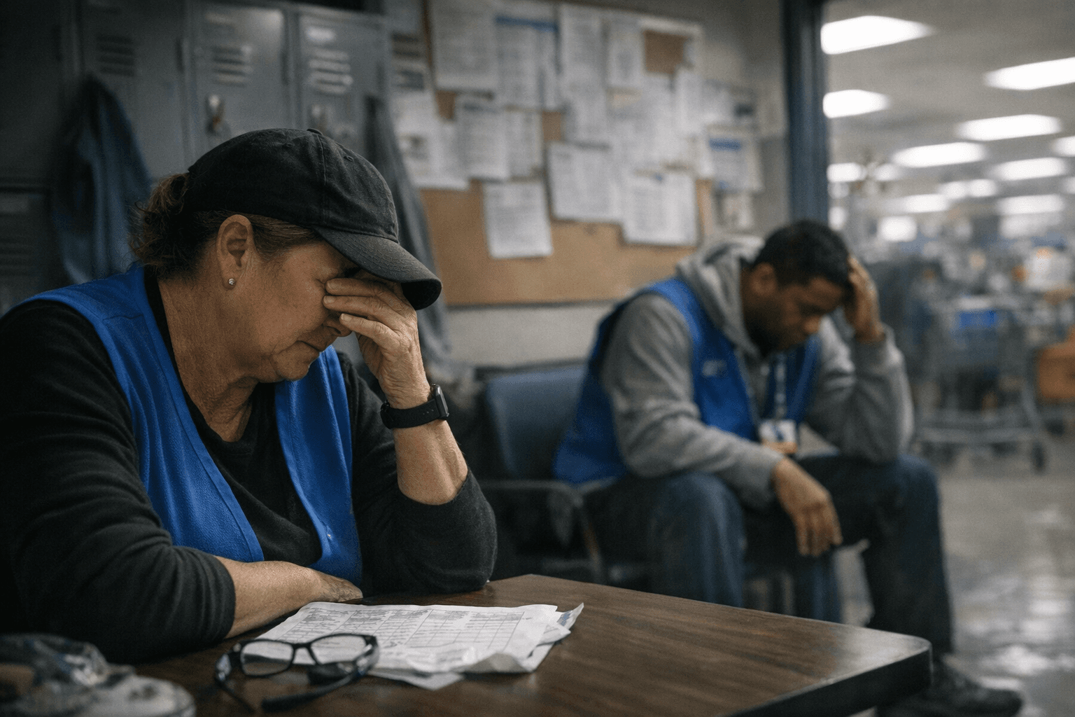 Walmart workers report teaming schedule chaos, nine straight days, benefits concerns