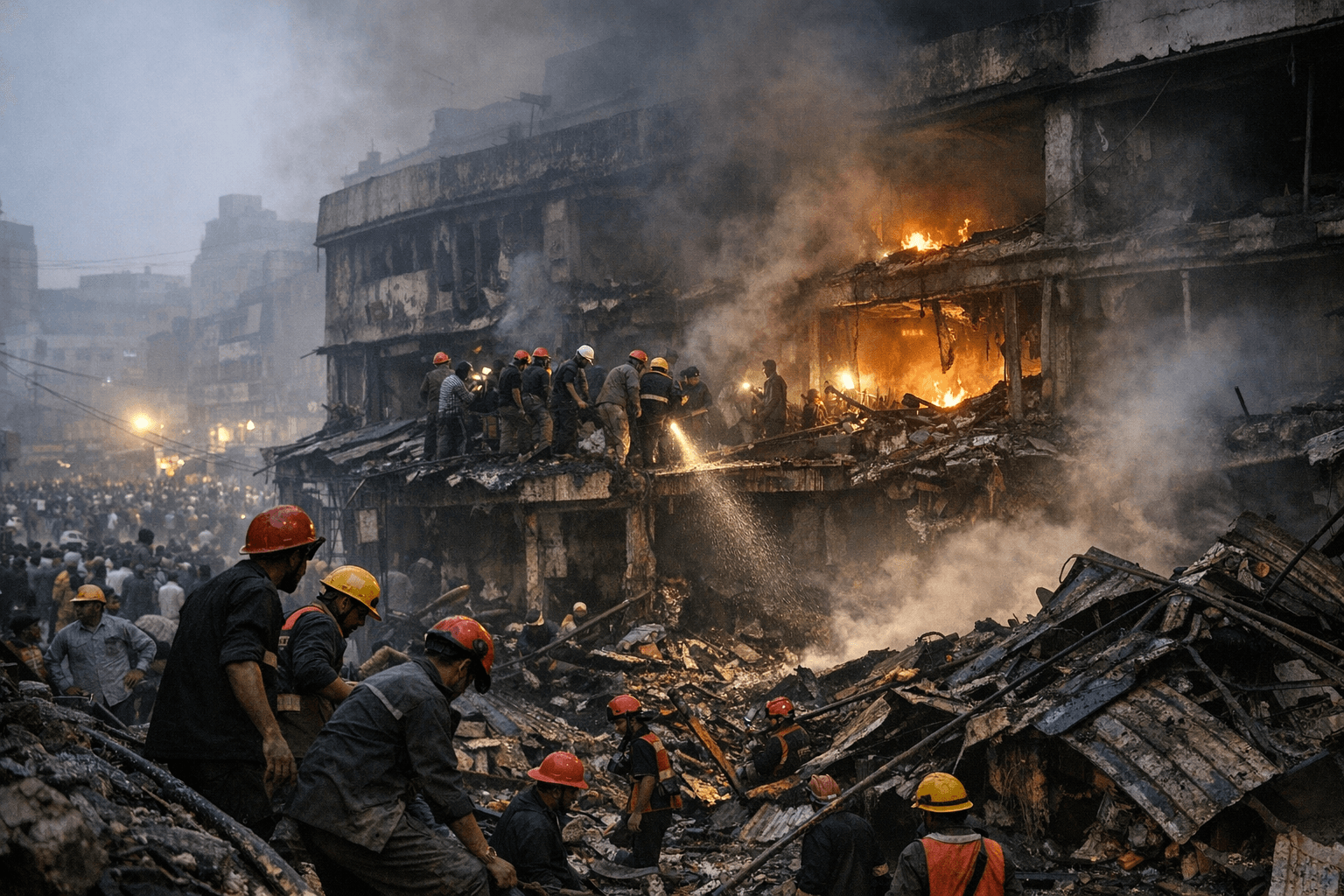 Gul Plaza blaze deepens crisis in central Karachi shopping district