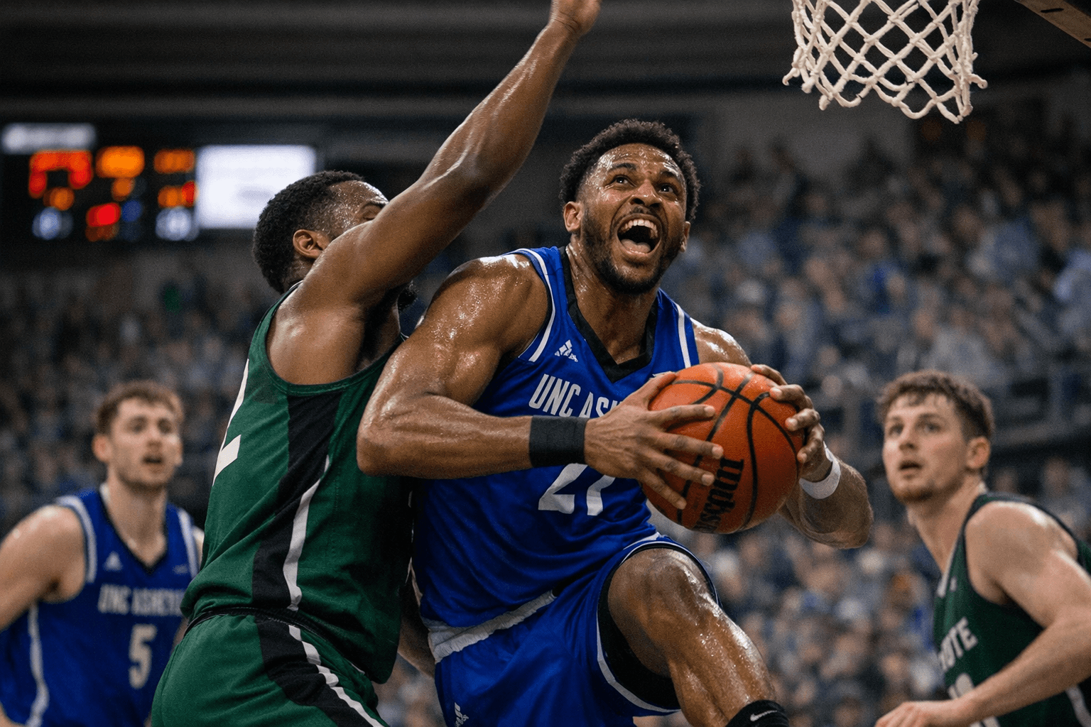 Taylor's Seventh Straight 20-Point Game Lifts UNC Asheville Past USC Upstate 83-69