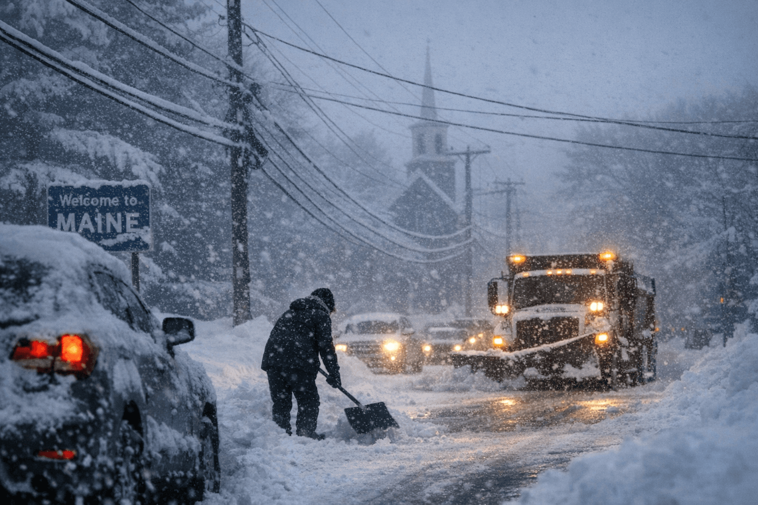 Sagadahoc County Faces Winter Storm Watch with Over a Foot Possible