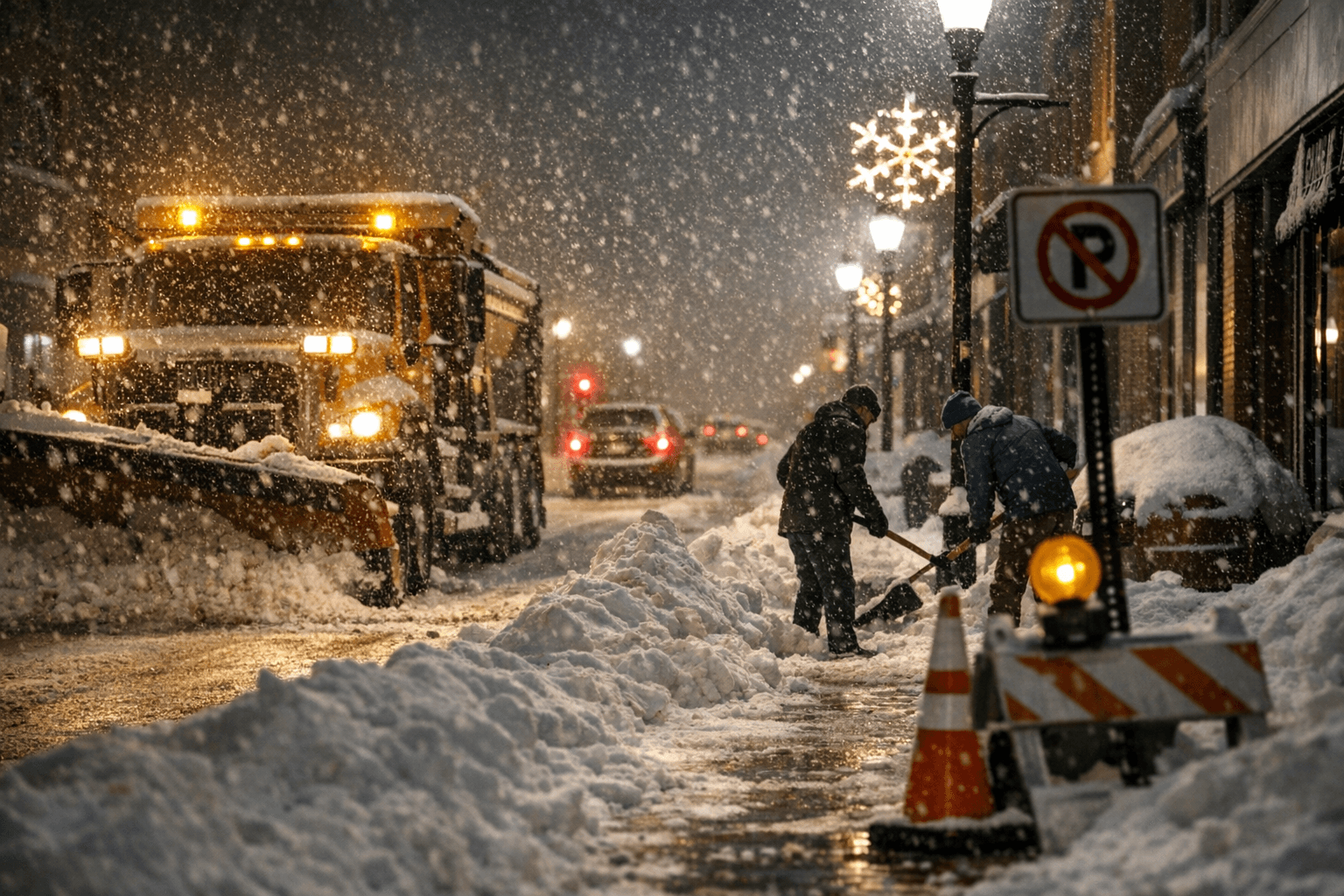 Brunswick Imposes Townwide Parking Ban Jan. 25-27; Downtown Limited Parking