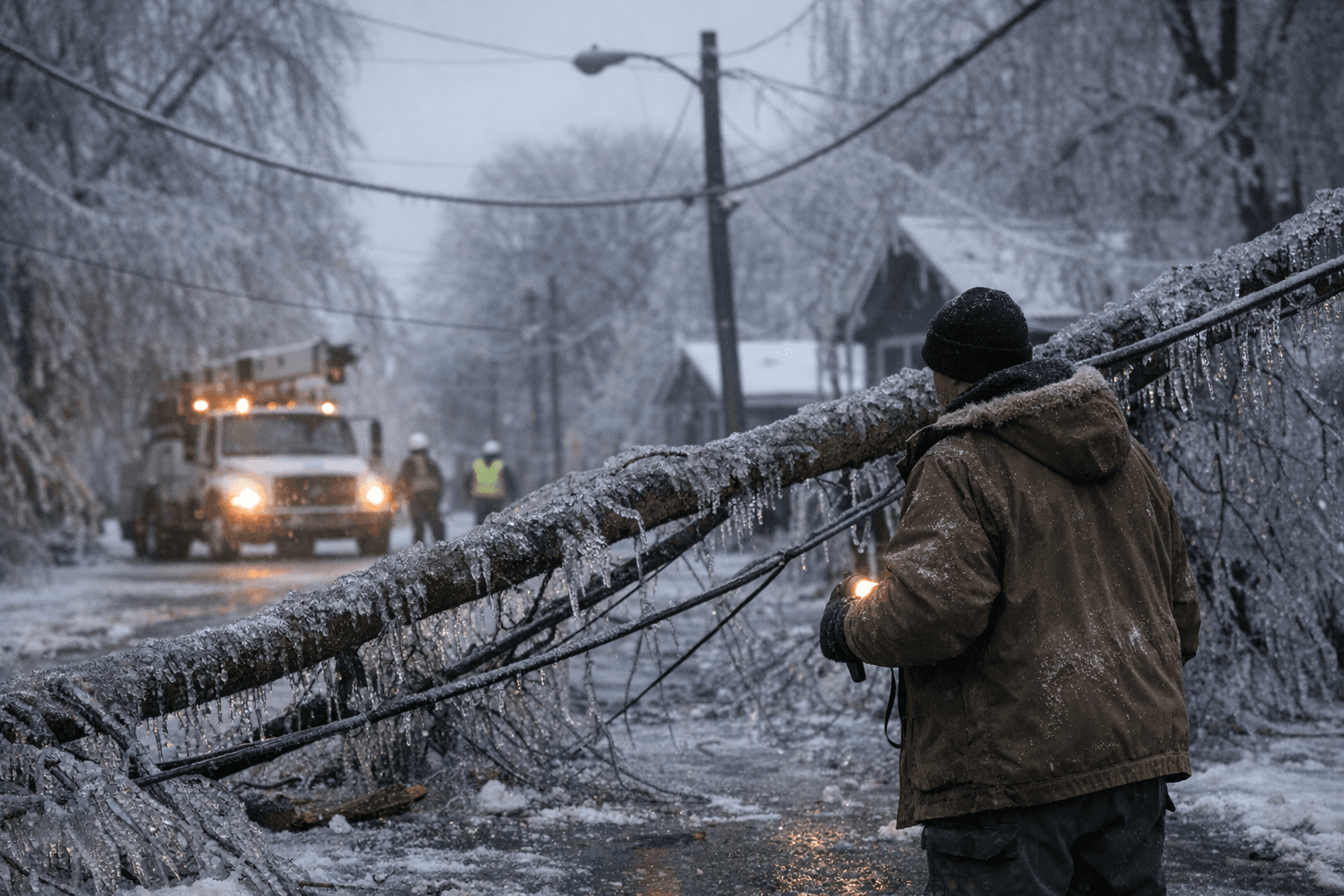 Winter Storm Strikes Phillips County; Helena-West Helena Faces Ice, Outages