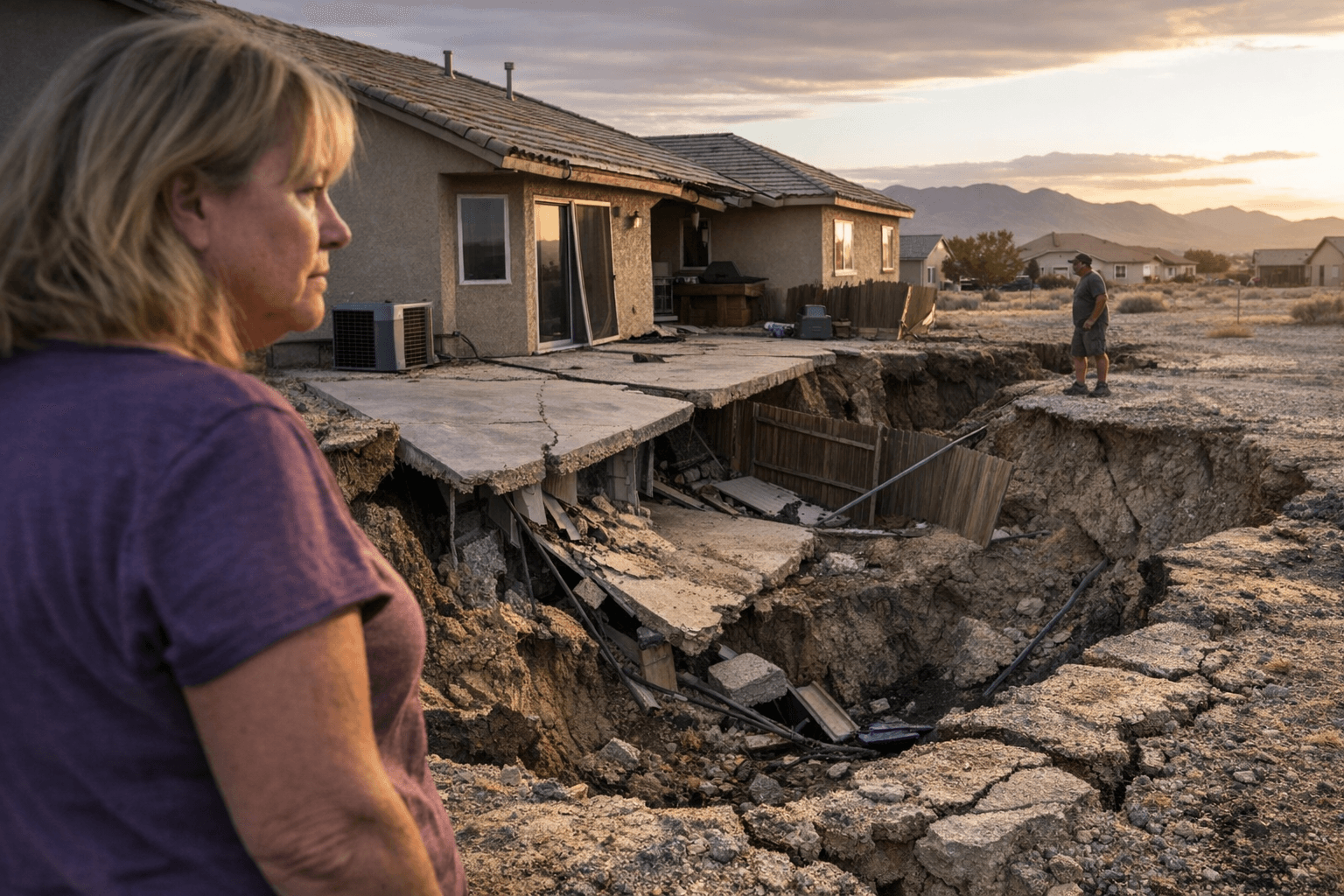 Pahrump Resident Warns Others Escaping Las Vegas After Neighborhood Homes Sink