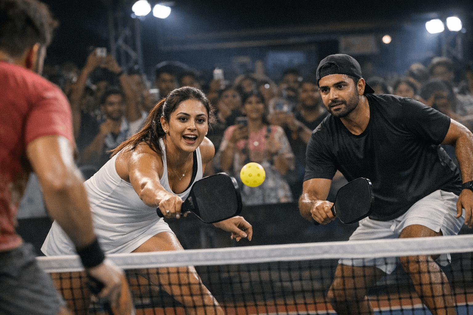 Newlywed Samantha and Raj Play Doubles, Spark Viral Buzz at WPBL Mumbai