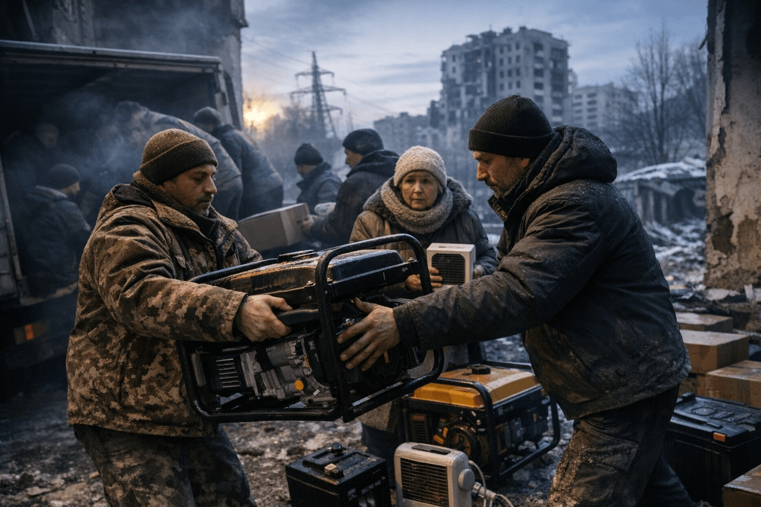 Czech crowdfunding raises $6 million for Ukrainian winter power relief