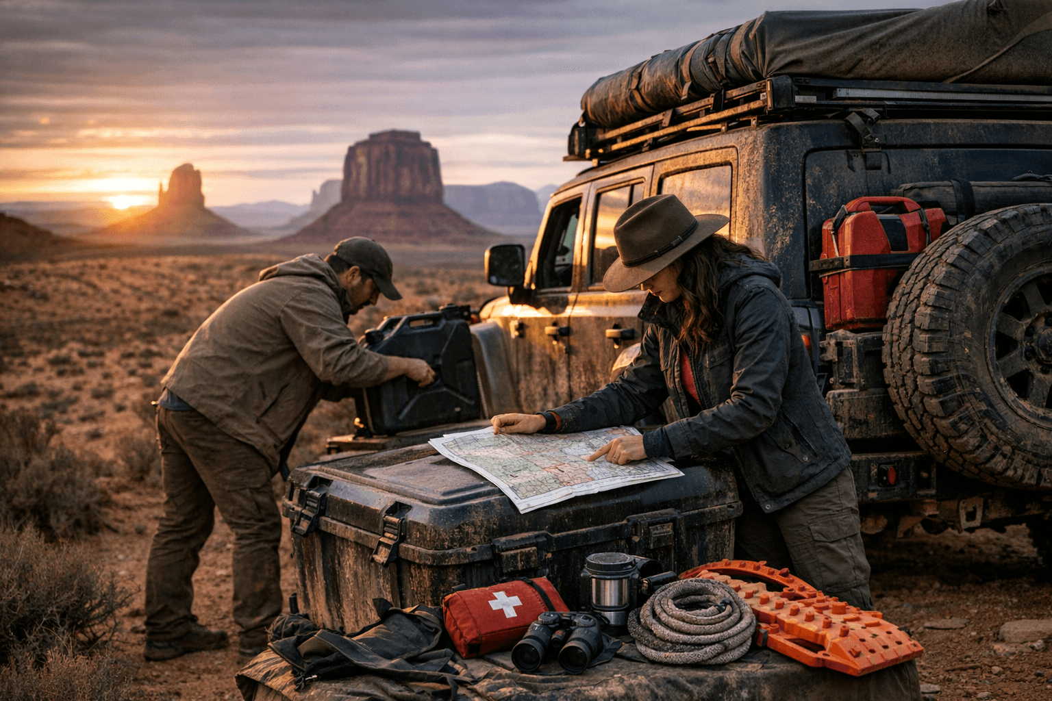 Essential Four Corners Overlanding Checklist: Vehicle Prep, Gear, Permits, Safety