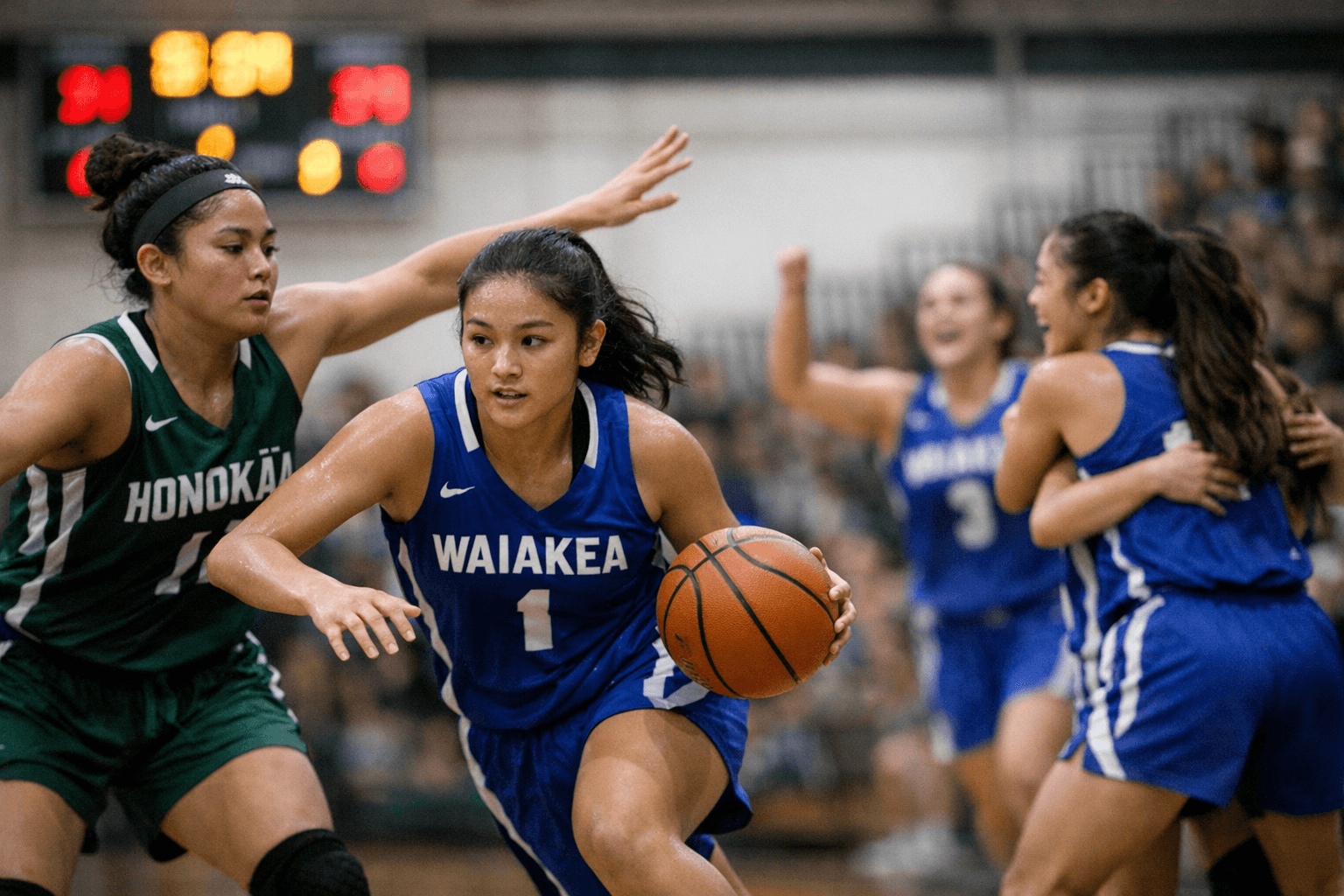 Waiakea Varsity Girls Defeat Honokaʻa 44-27, Extend Winning Streak