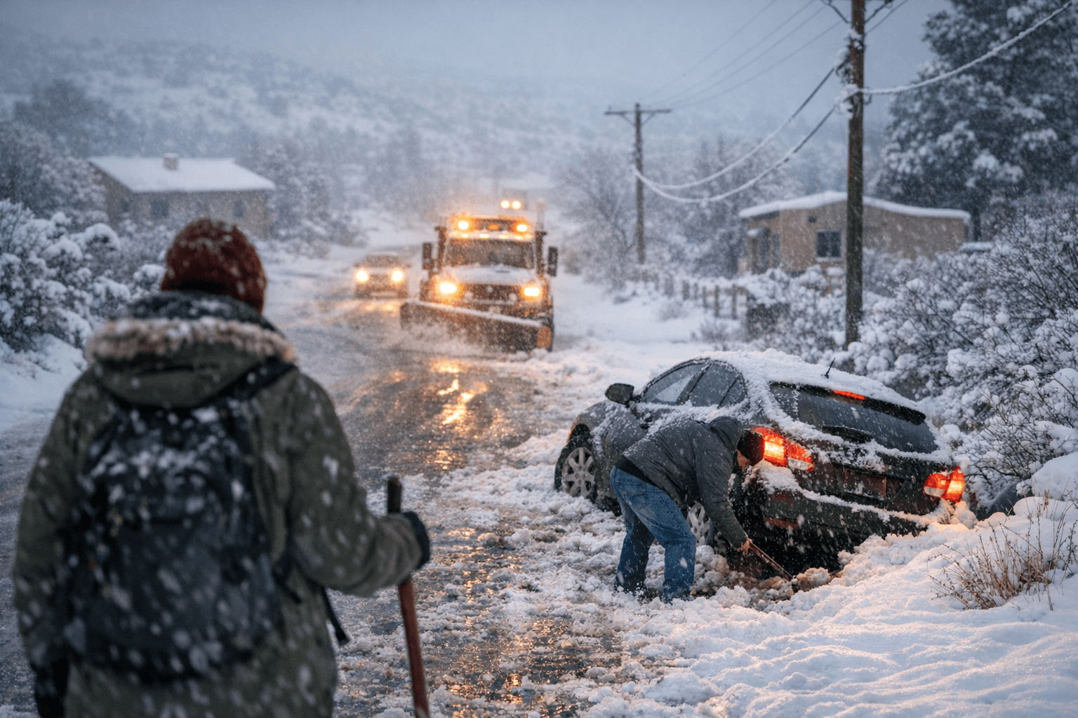 KOAT Snowfall Roundup: Sandoval County Totals Range From Trace to 6 Inches