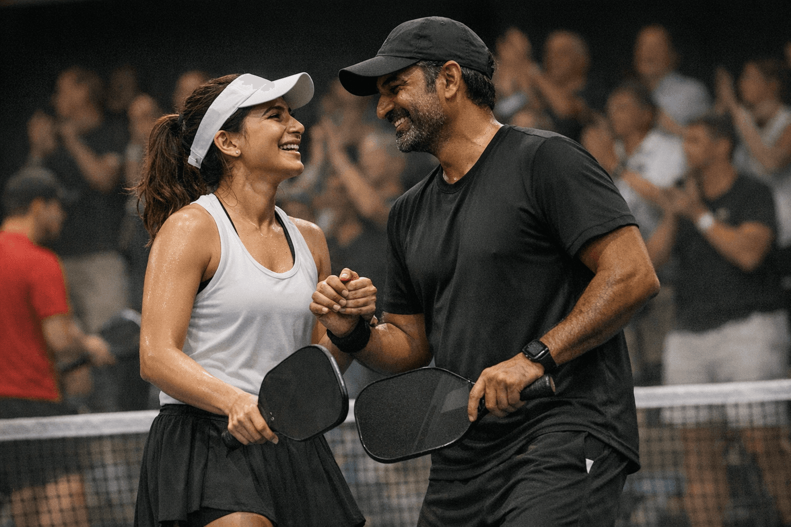Newlyweds Samantha Ruth Prabhu and Raj Nidimoru Charm Fans at Pickleball Tournament