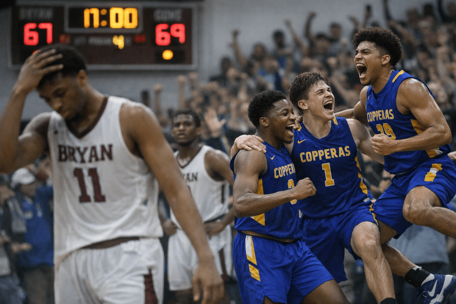Copperas Cove Edges Bryan 69-67 for Third Straight Win