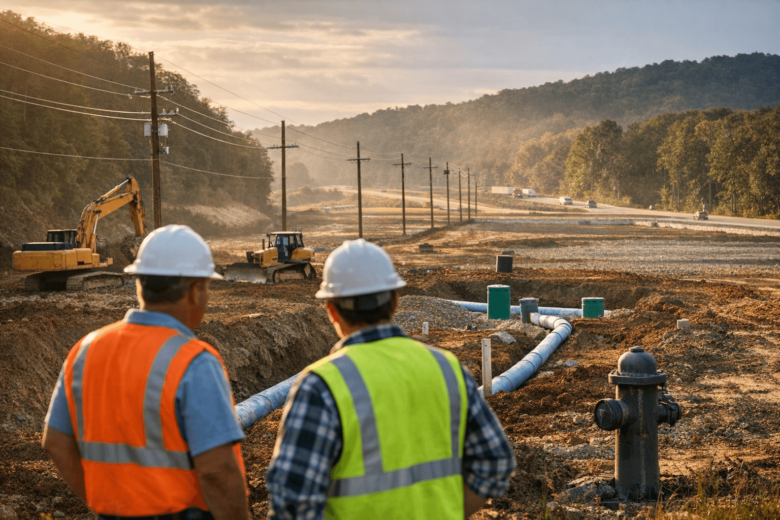 Perry Plaza Phase 1 Delivers Utilities, 30 Acres for Commercial Growth