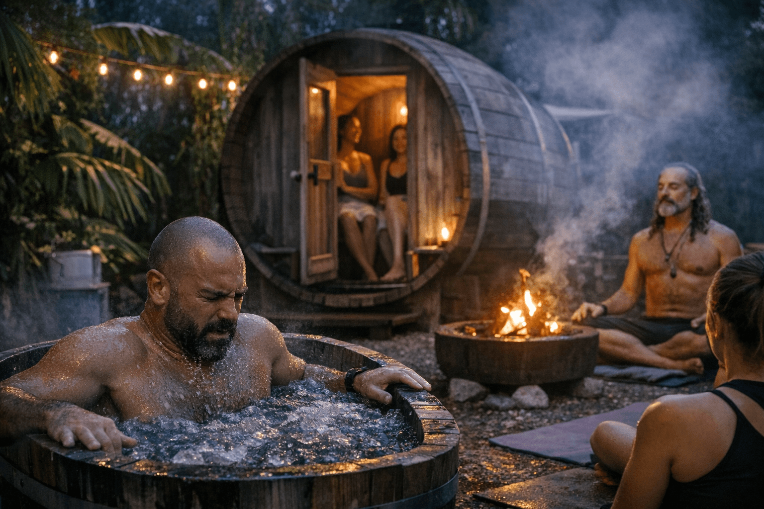 Cold Plunge and Sauna Hangout with Breathwork in North Fort Myers