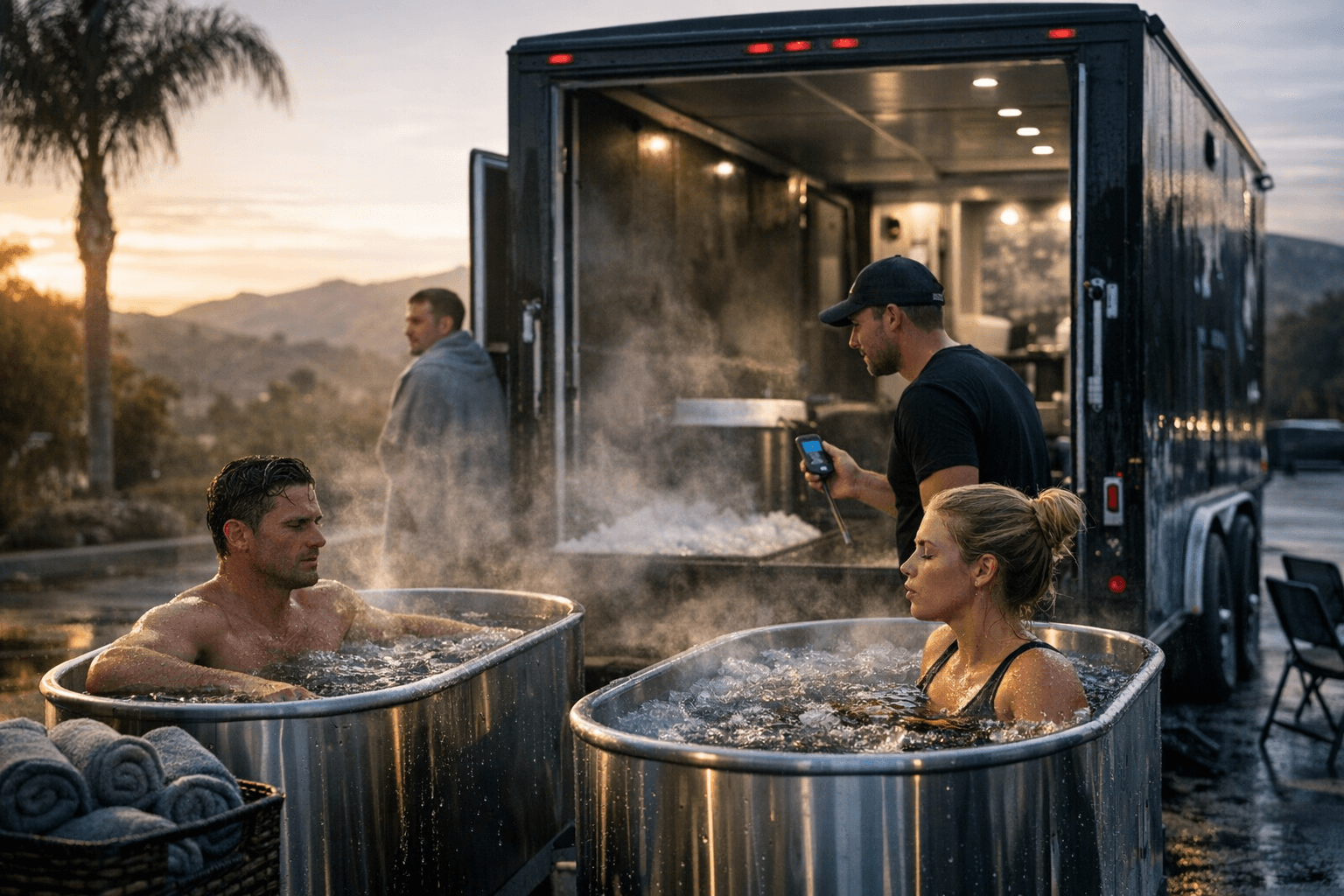 Orange County Gains Mobile Cold Plunge Studio The Ice Well January 2026