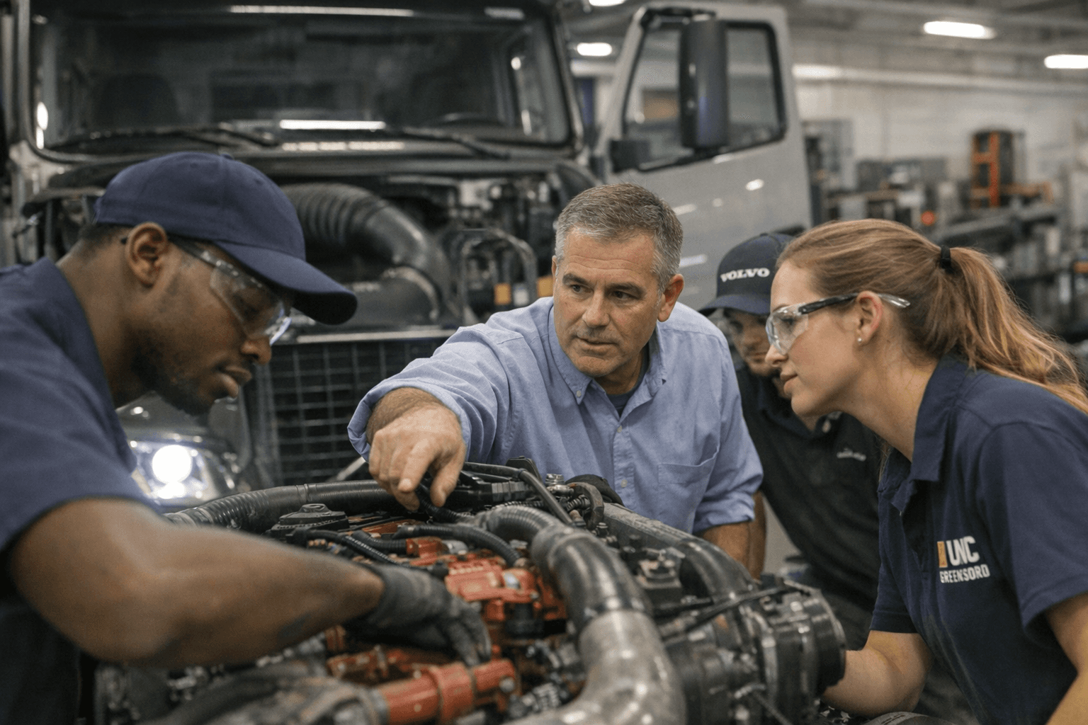 Volvo Partnership with UNC Greensboro Boosts Hands-On Training, Local Jobs