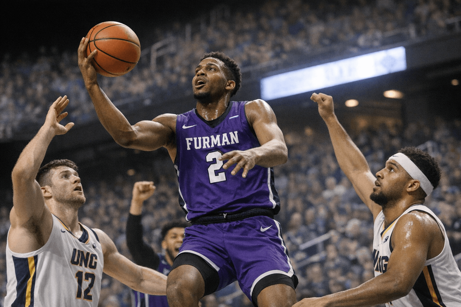 Furman Dominates in Greensboro, Alex Wilkins' 27 Leads 89-66 Win