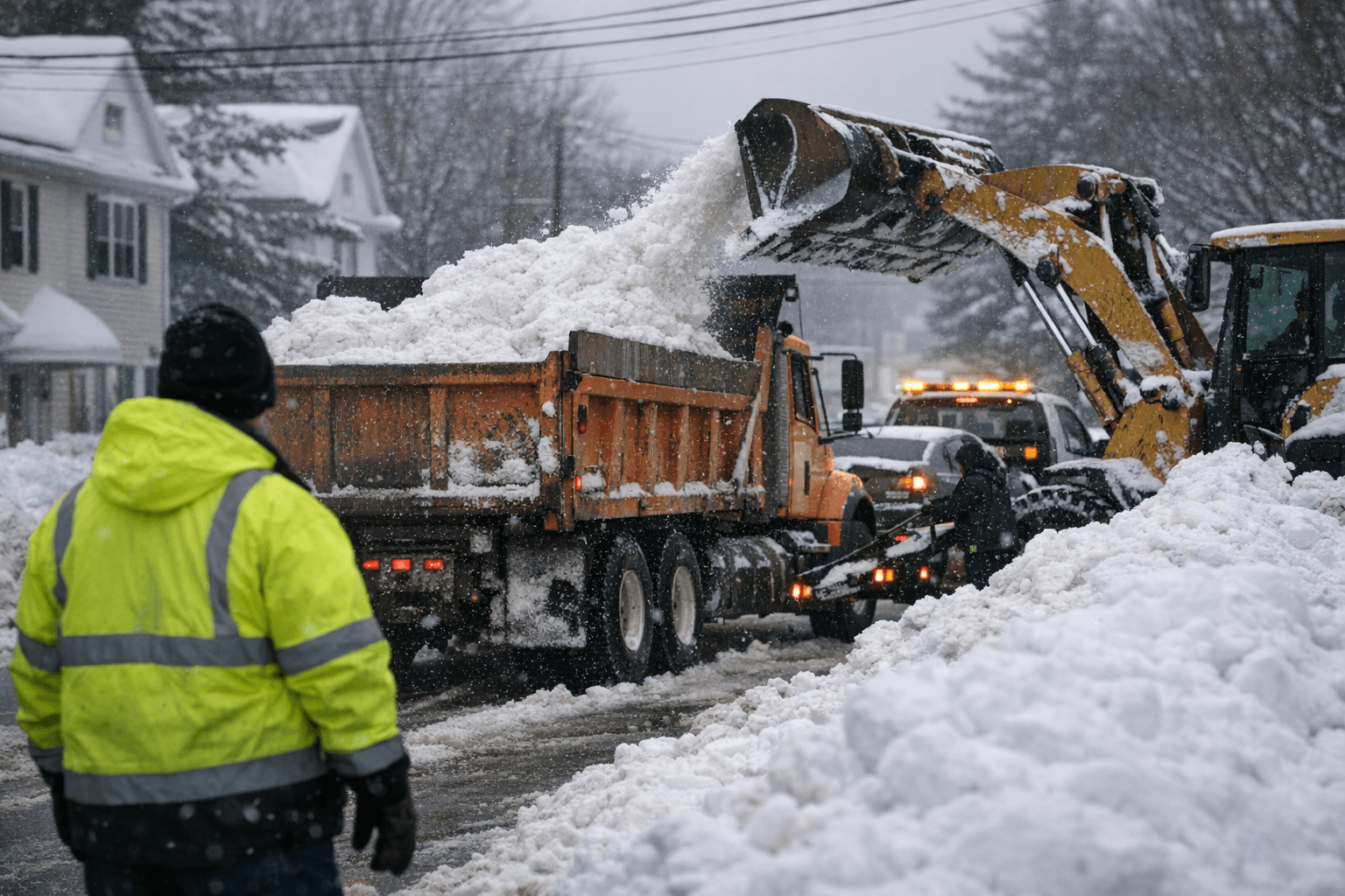 Middletown Mayor Urges Patience as City Trucks Away 16-Inch Snow, Warns Towing