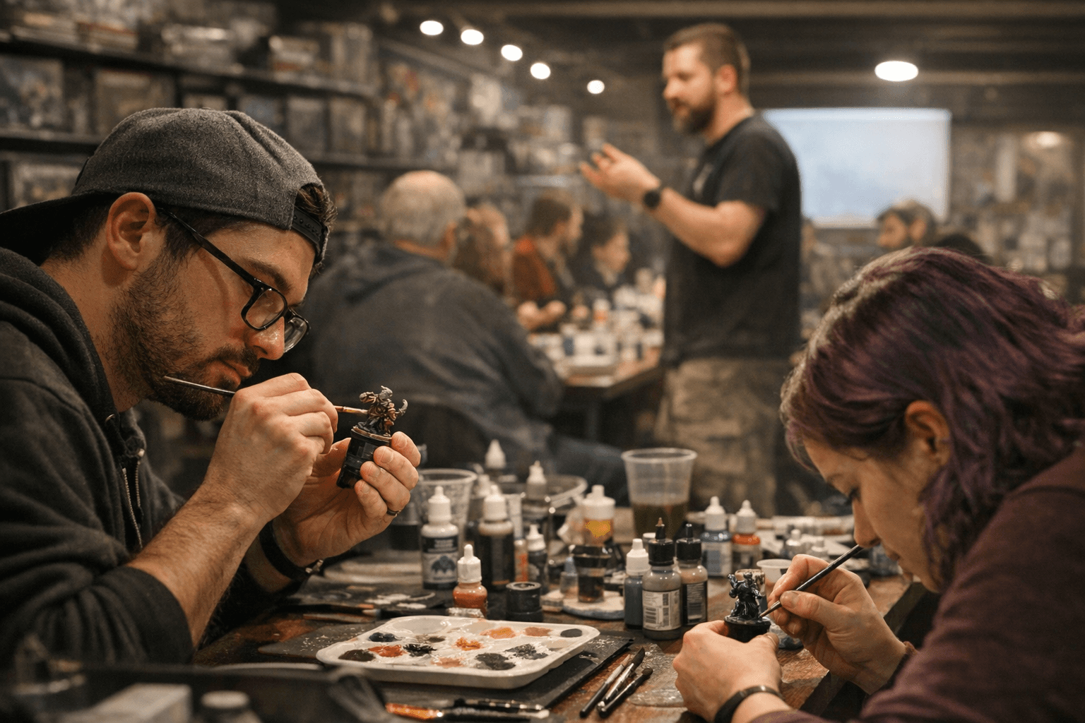 Guildhouse Hosts Drop-In Miniatures Paint Night January 22 With Lesson, Discounts