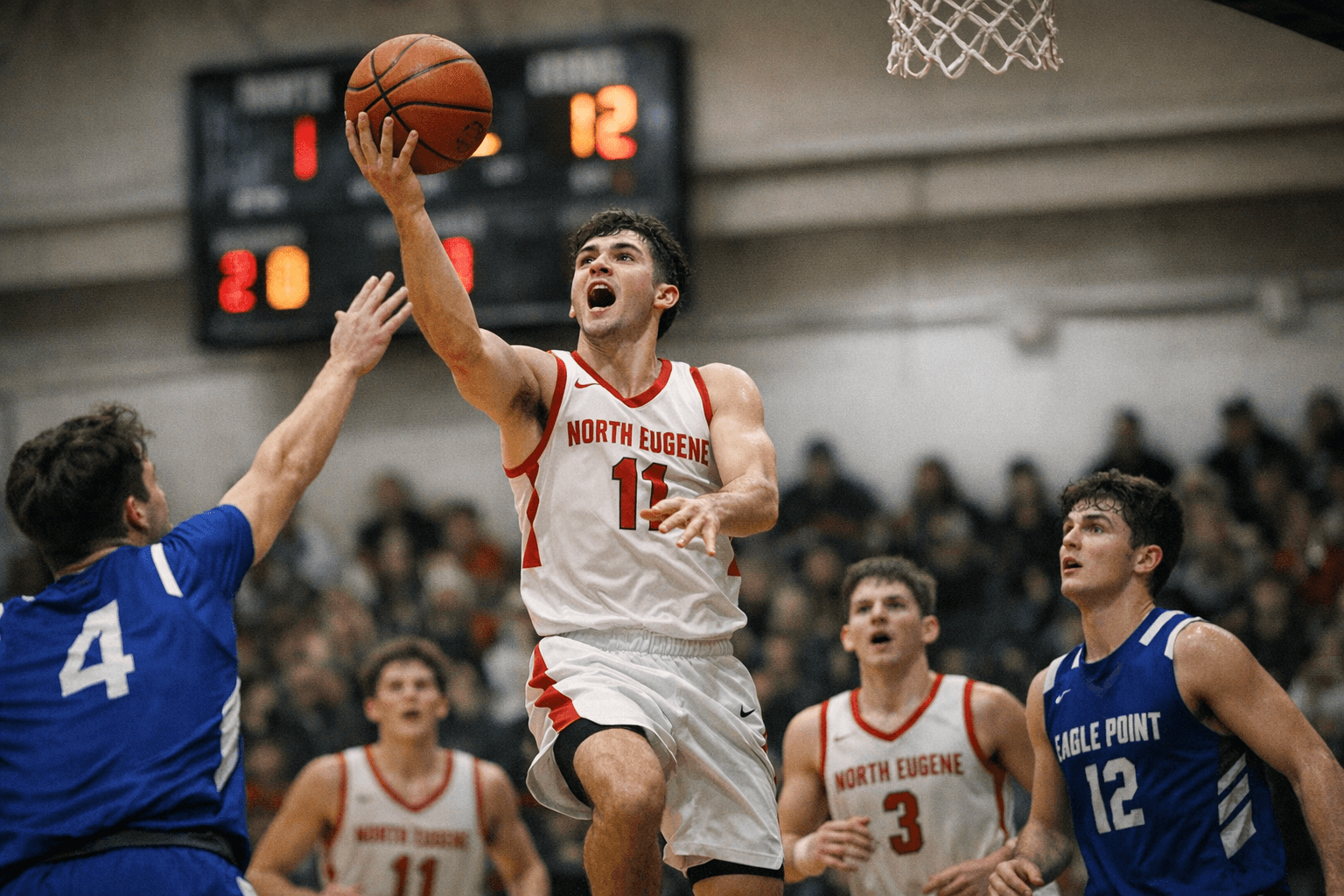 North Eugene beats Eagle Point 79-55 with 25-point second quarter