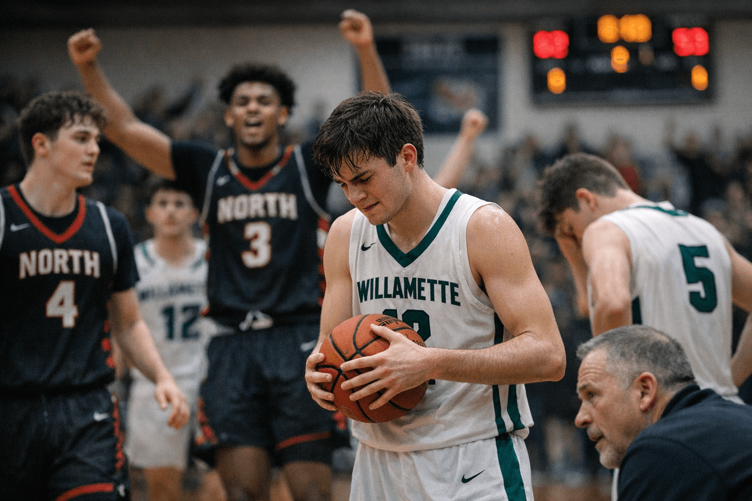 Willamette High School Boys Basketball Falls 62-53 to North Medford