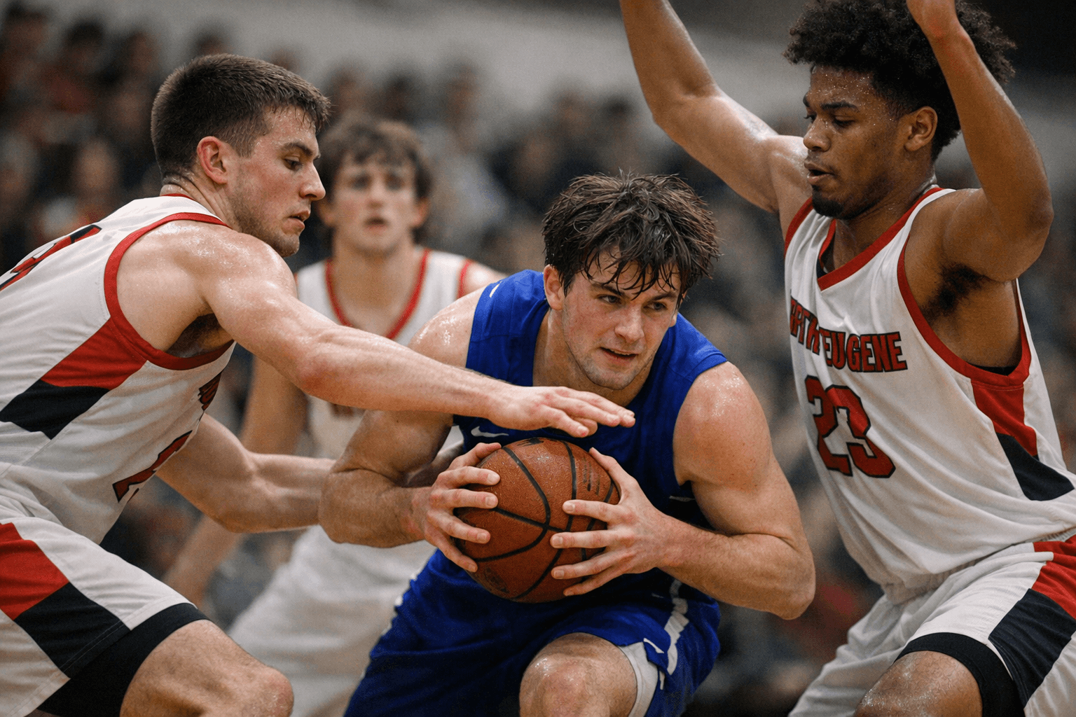 North Eugene Defense Leads Highlanders Past Churchill 53-46
