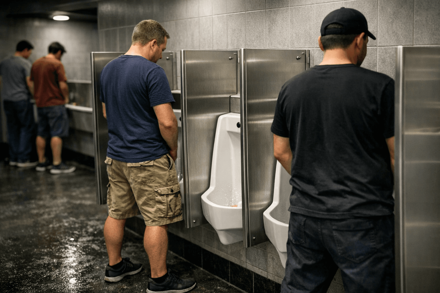 FinJingSims Releases Standard Standing Urinal I for Heavy-Use Spaces, Includes Partitions