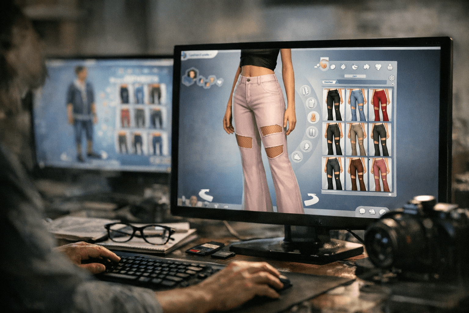 Raaveclasy Releases GABRINA PANT Mesh with 10 Swatches, Full LODs