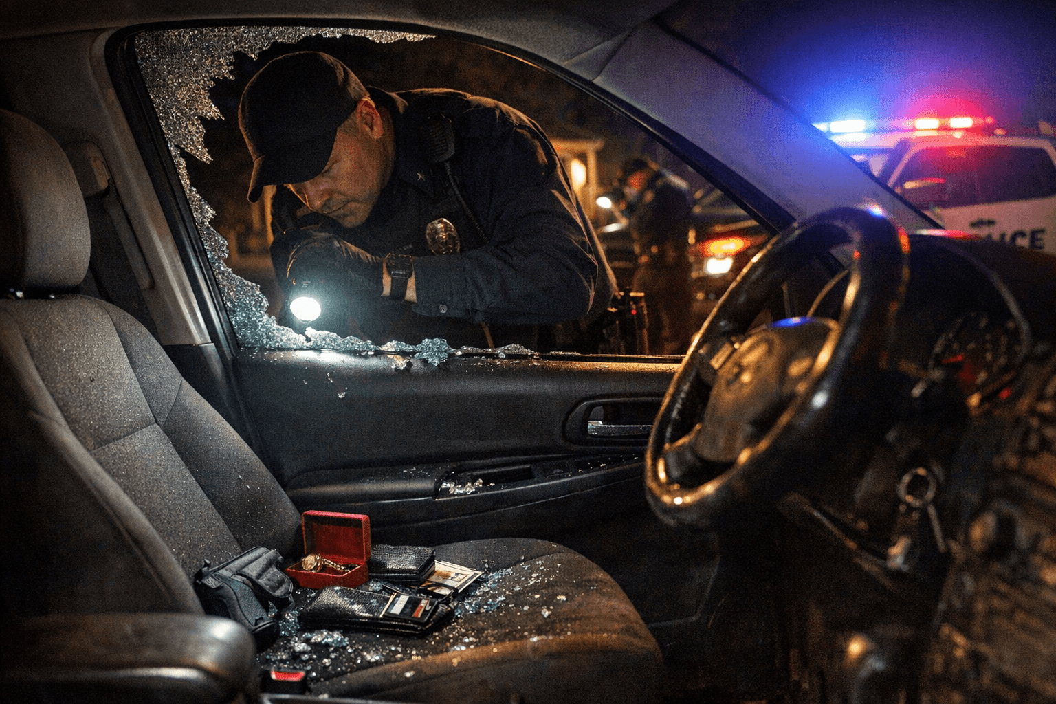 Baker City Police Investigate Overnight Car Break-Ins, Firearms and Valuables Stolen