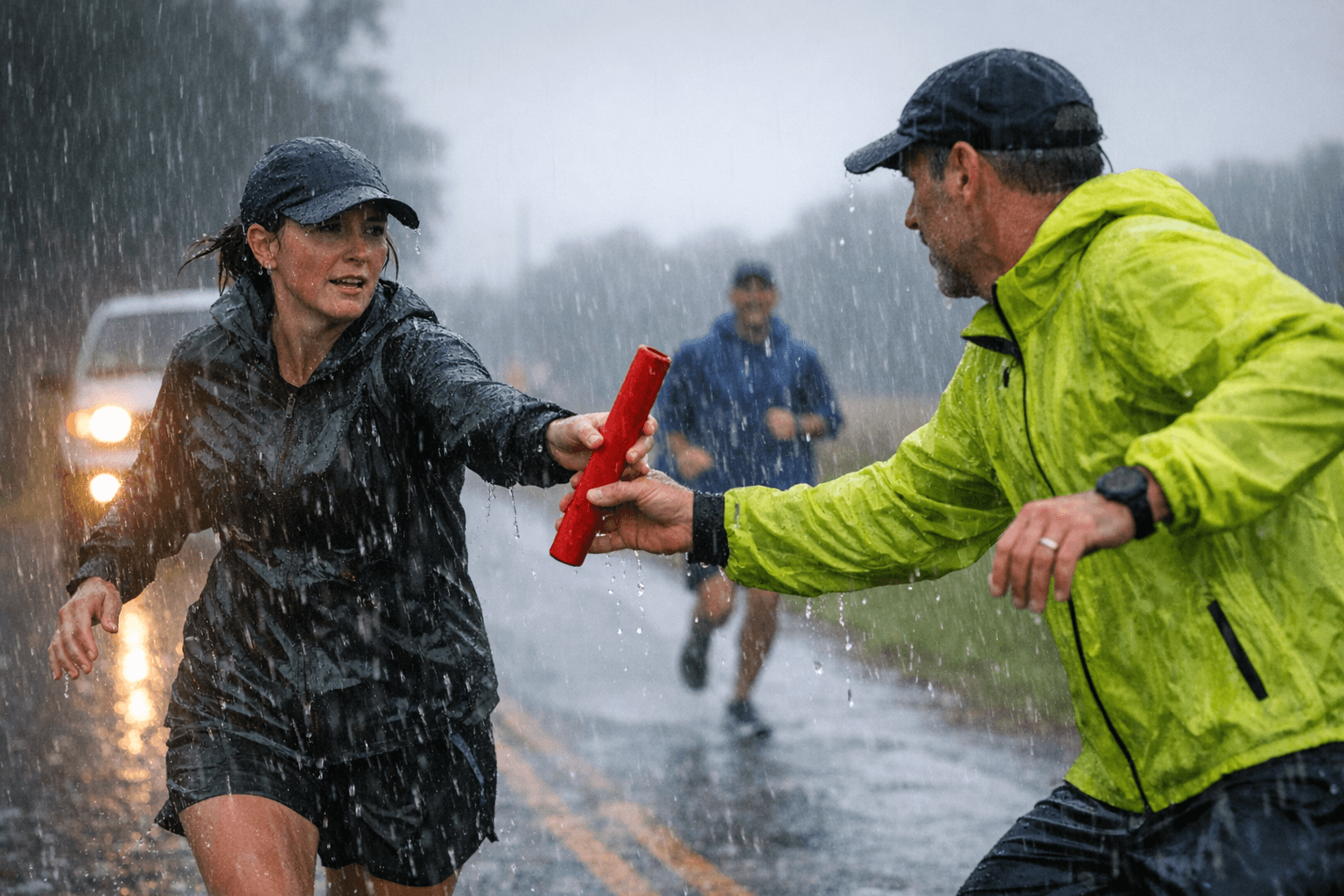 Teams Brave Rain, Finish 40-Mile Scandinavian Relay Across Bamberg County