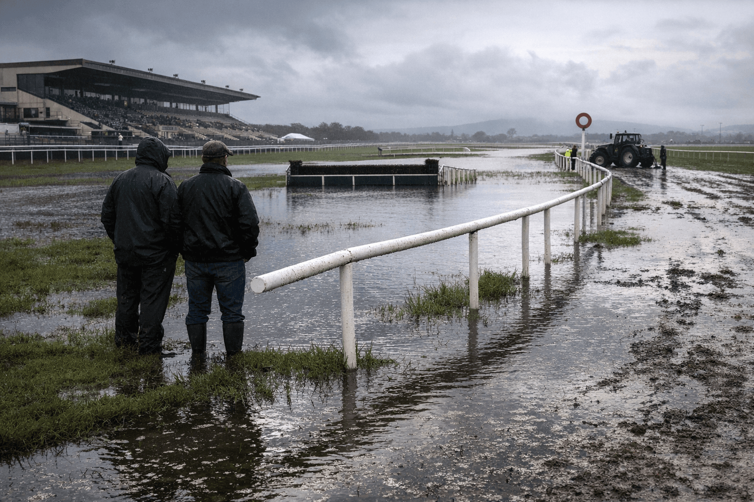 Limerick Race Meeting Cancelled After Heavy Rain Leaves Track Waterlogged