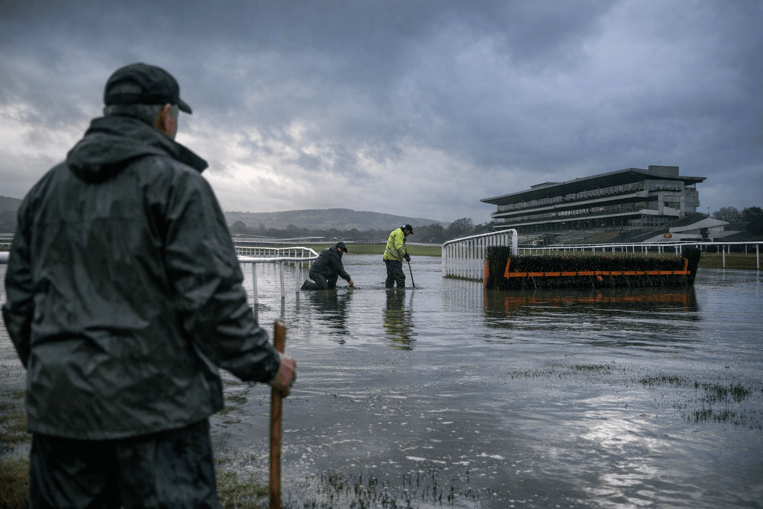 Waterlogged Leopardstown After Storm Chandra Puts Dublin Racing Festival In Doubt