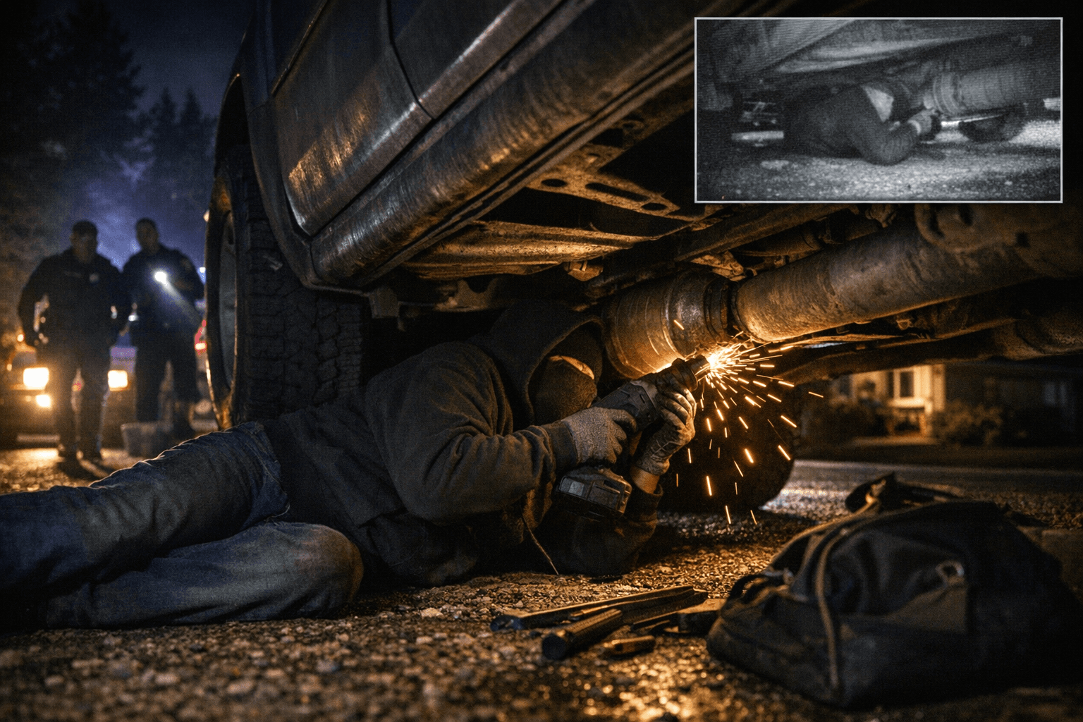 Nighttime Catalytic-Converter Theft Surge Hits Coeur d’Alene Neighborhoods, Police Warn