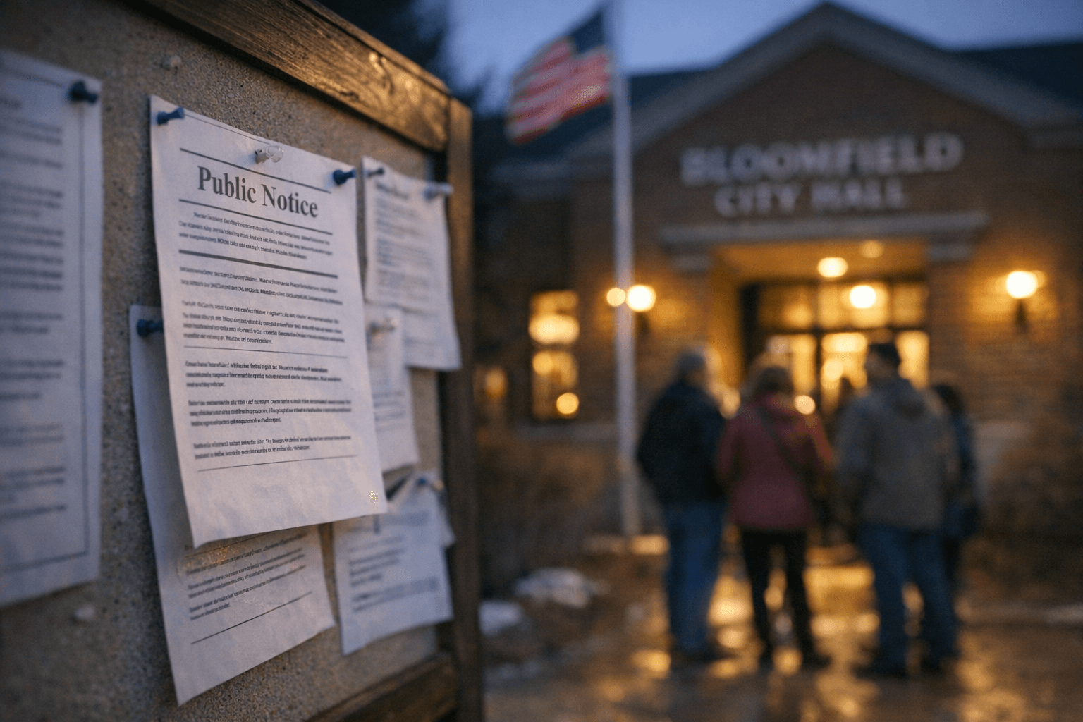 Bloomfield Posts Public Notice for Jan. 26 City Council Meeting