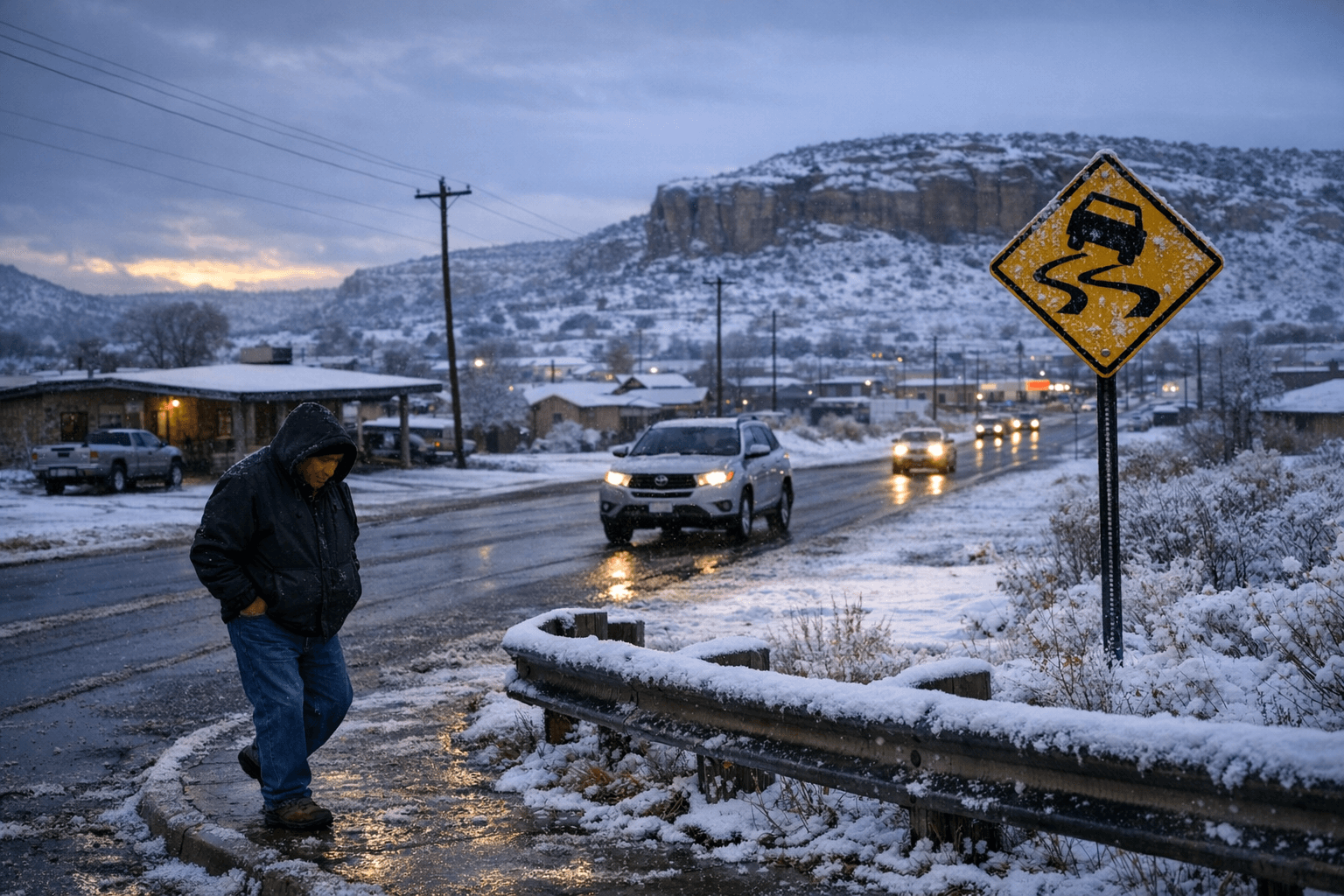Winter Storm Leaves Light Snow Totals Across McKinley County Communities