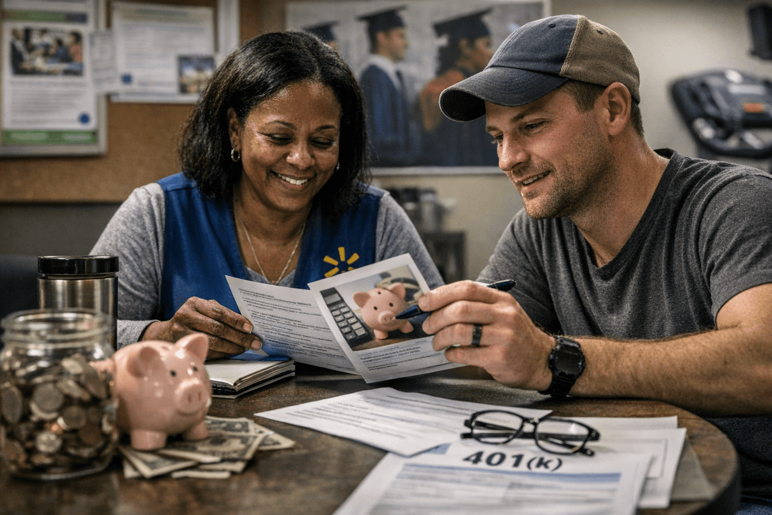 Walmart proxy filing details associate benefits including PTO, 401(k), tuition, wellness