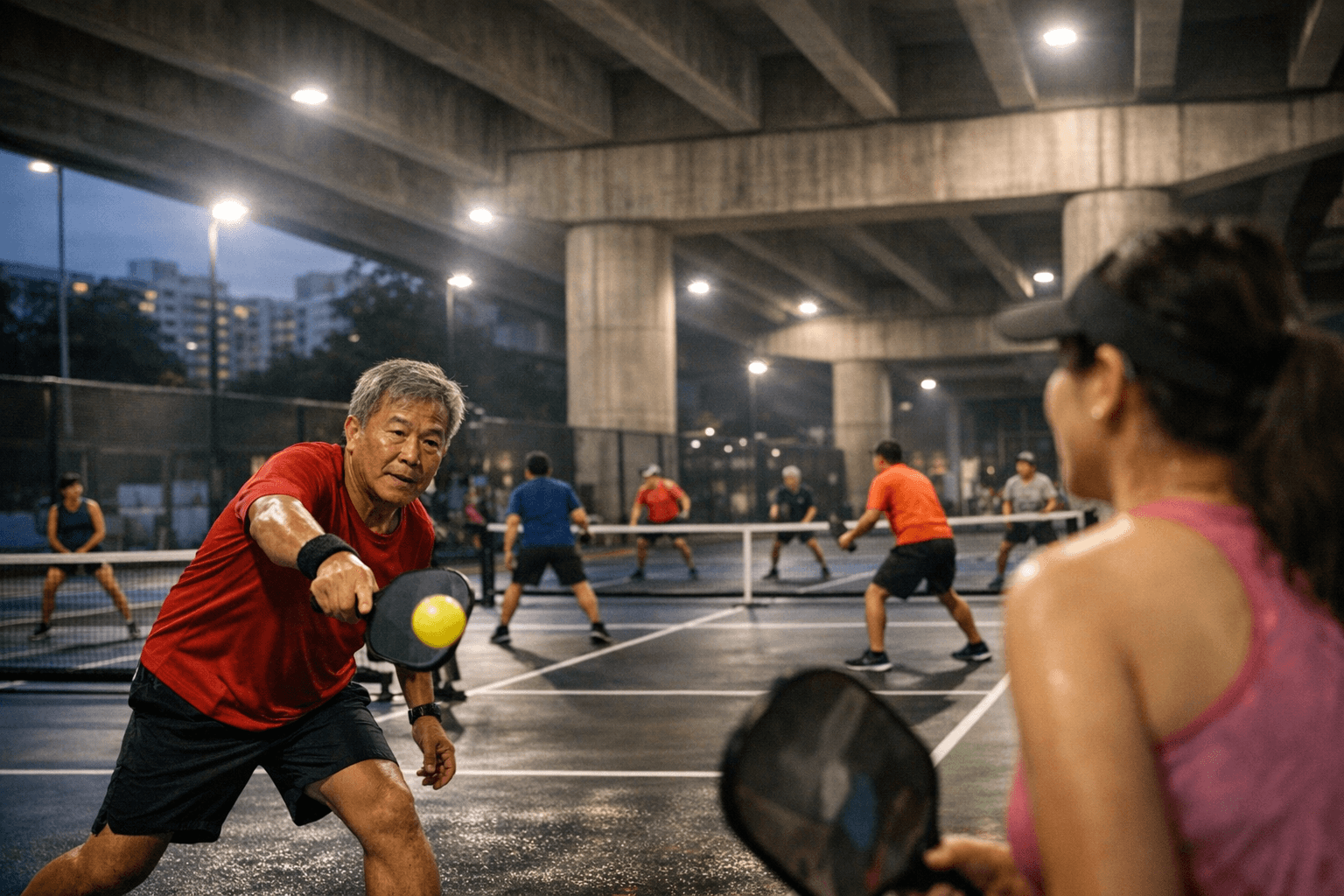 ARK Sports Village Opens in Bukit Panjang With Five Sheltered Pickleball Courts