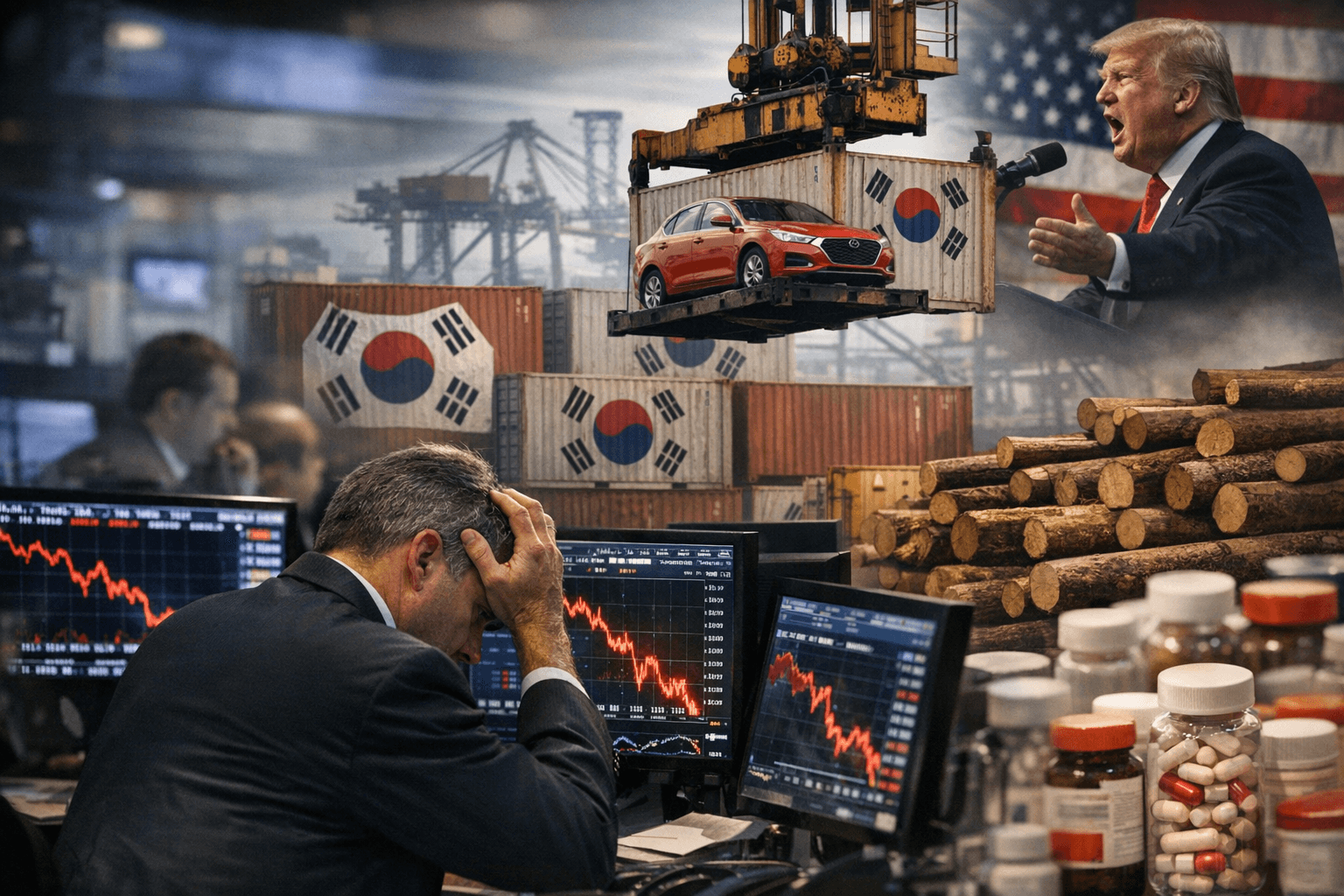 Trump raises tariffs on South Korean imports to 25 percent, rattling markets