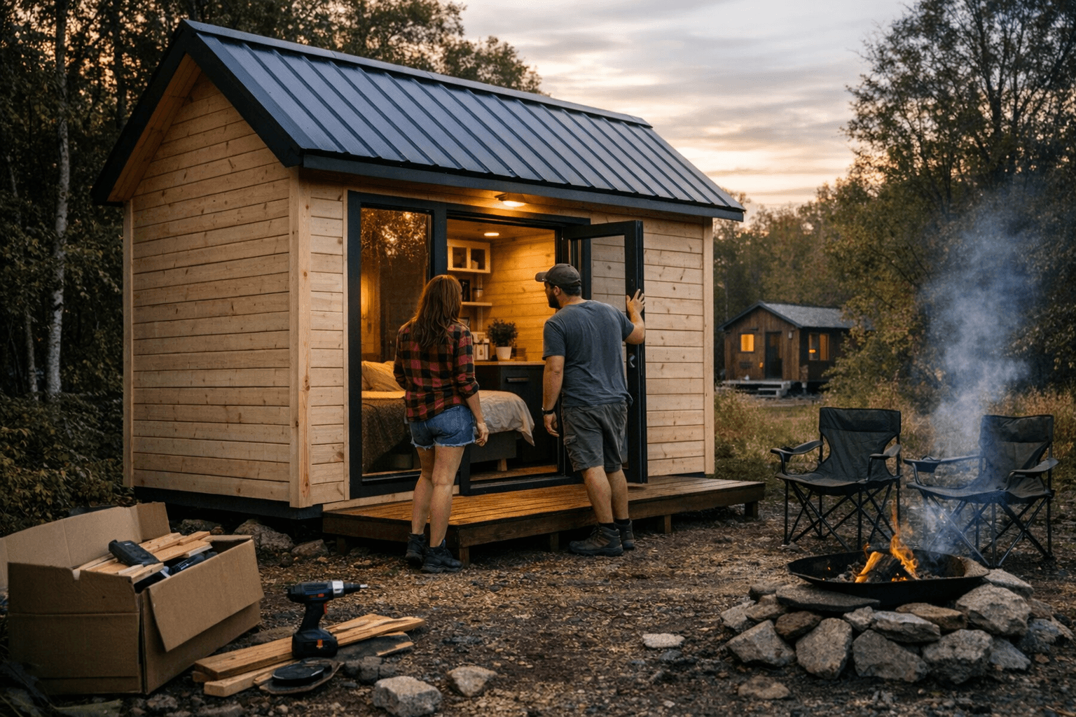 Amazon Lists Sub-$10,000 Prefab Tiny Cabins, Affordable Entry to Small-Space Living