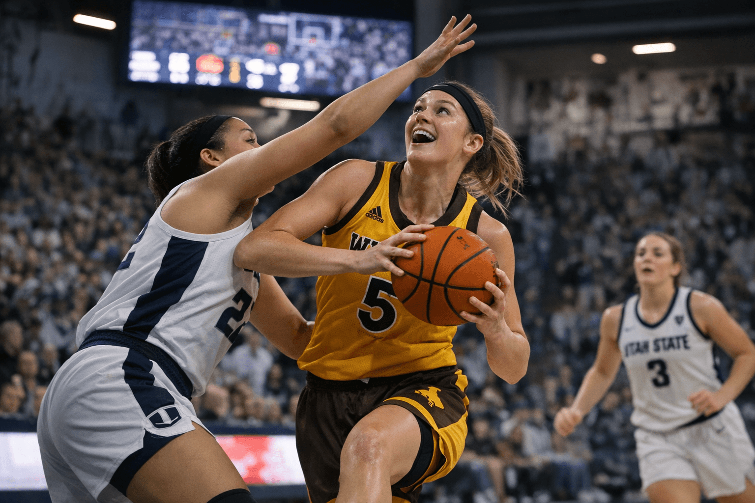 Wyoming Cowgirls Rally to Beat Utah State 74-56 in Logan